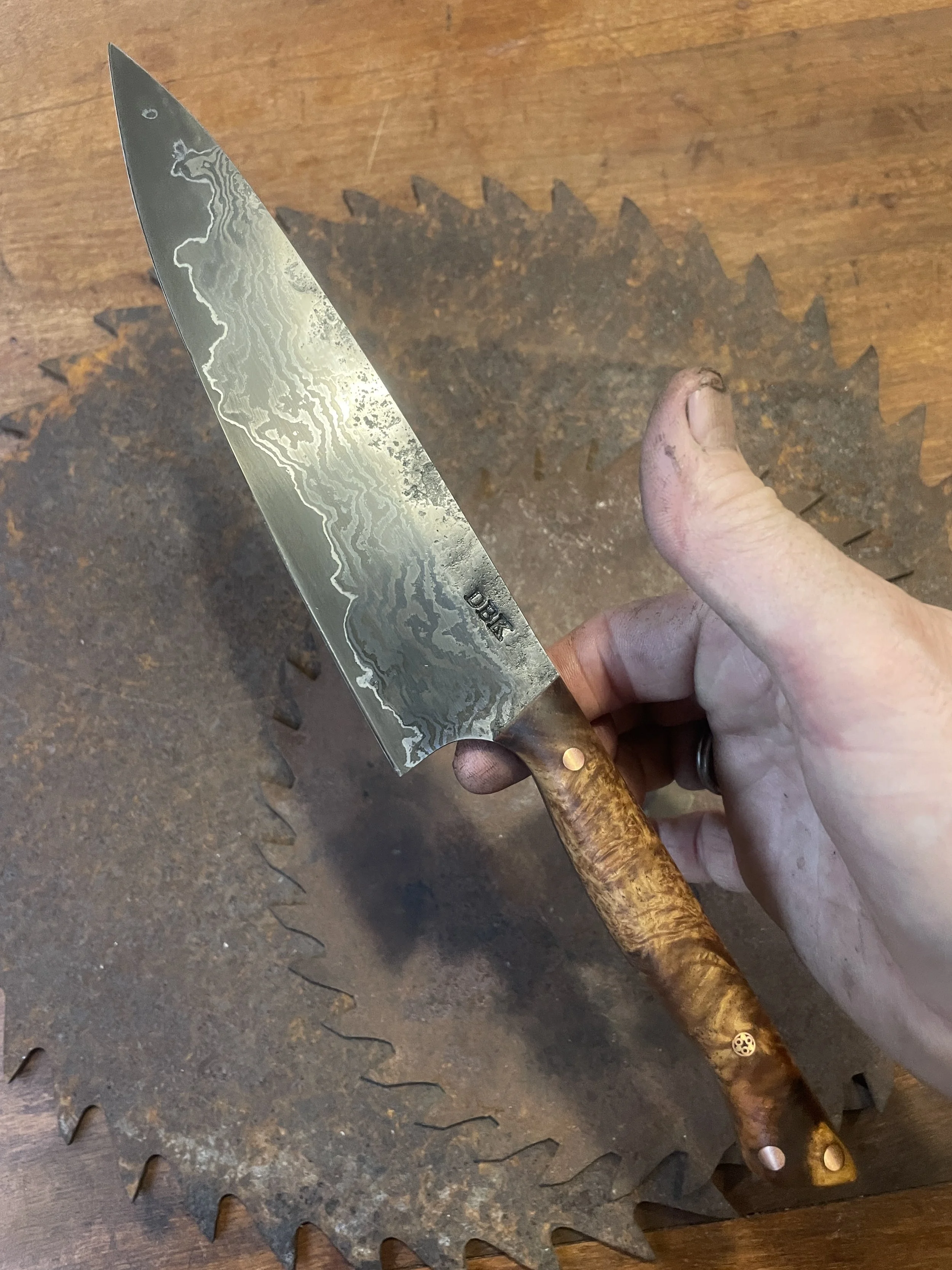 damascus chef knife