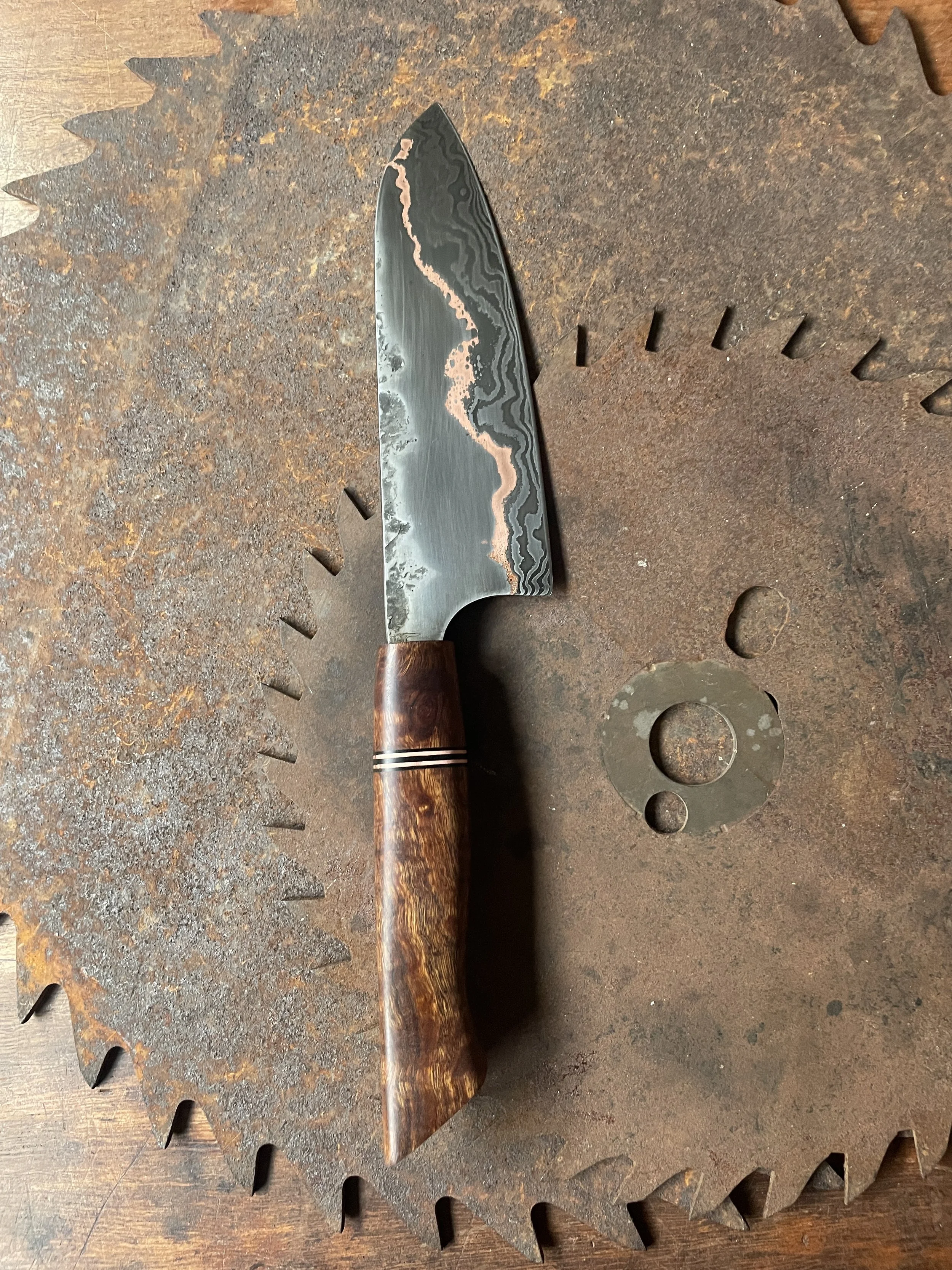 cumai damascus chef Knife