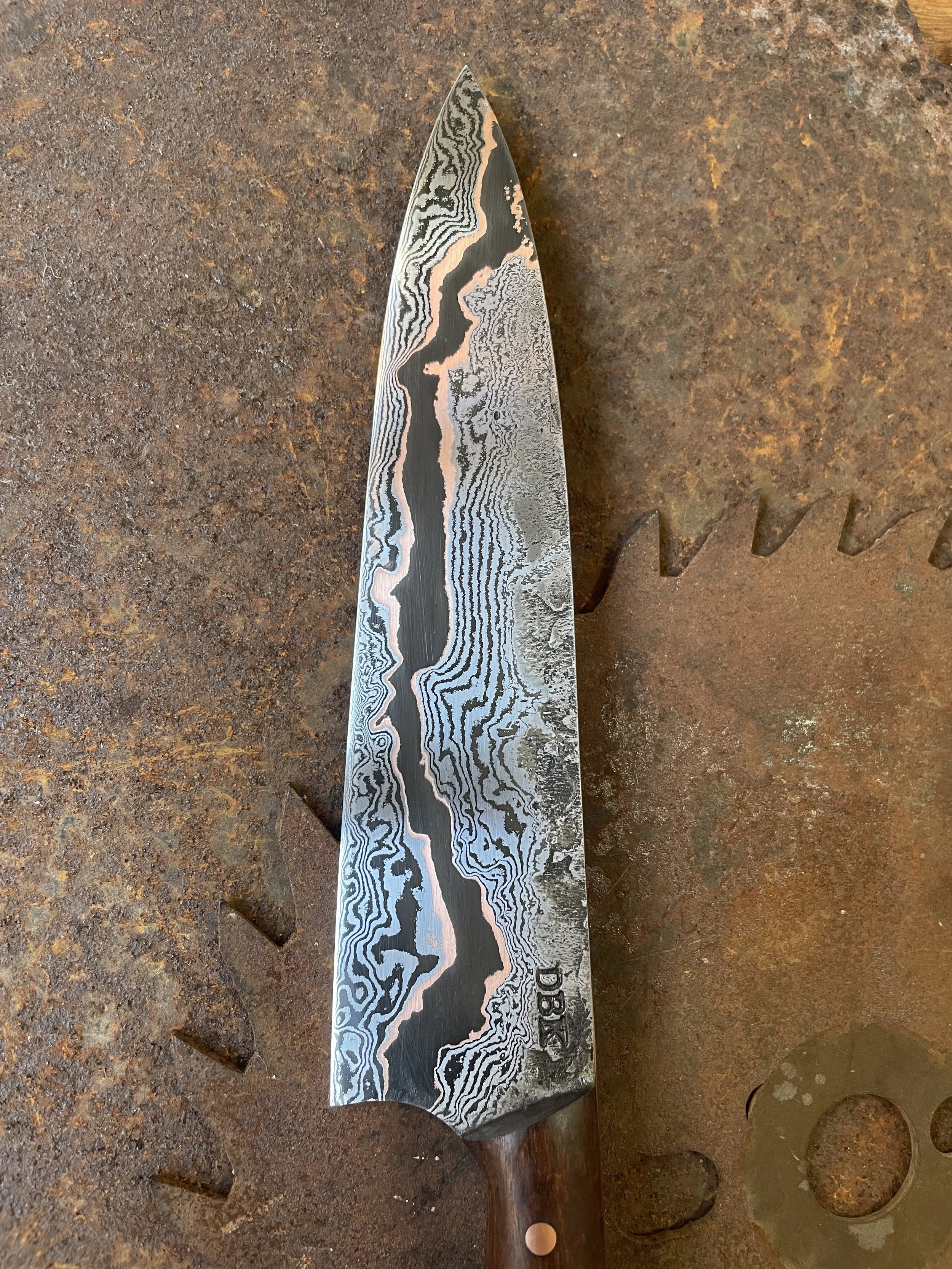 cumai damascus chef Knife