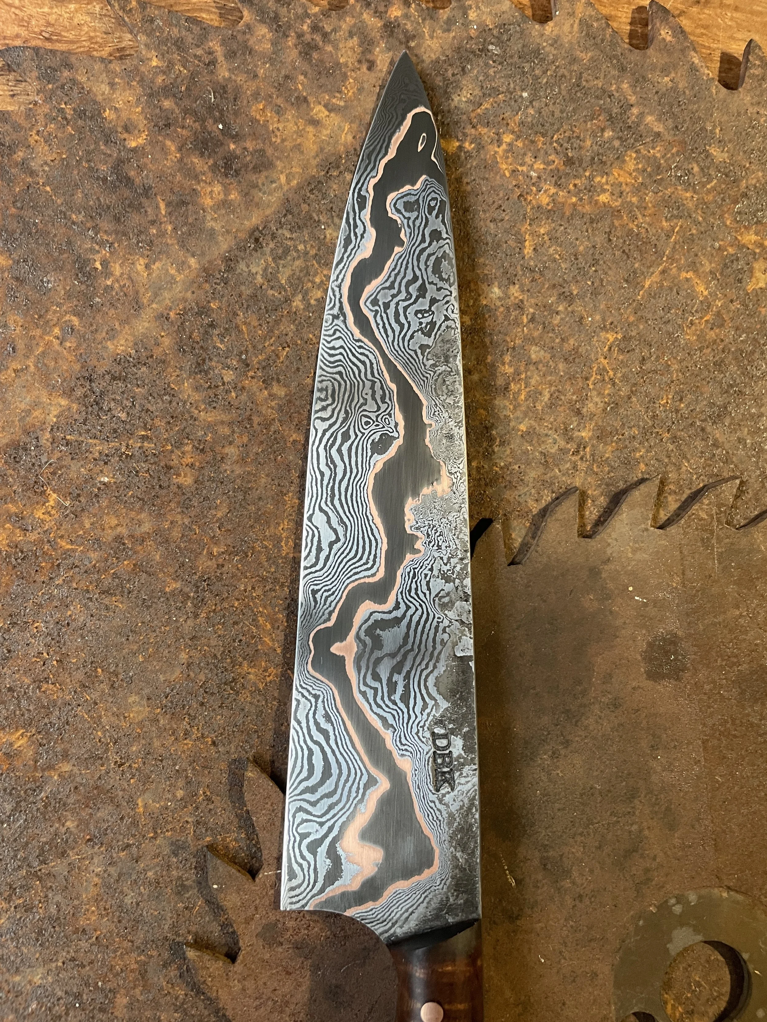 cumai damascus chef Knife