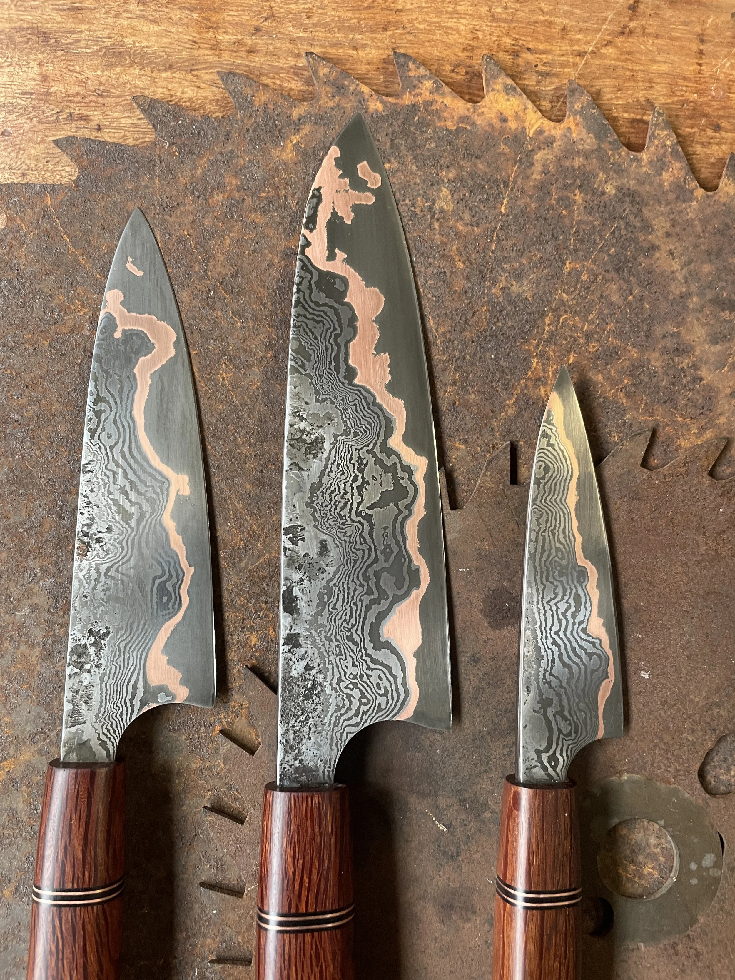 cumai damascus chef Knife
