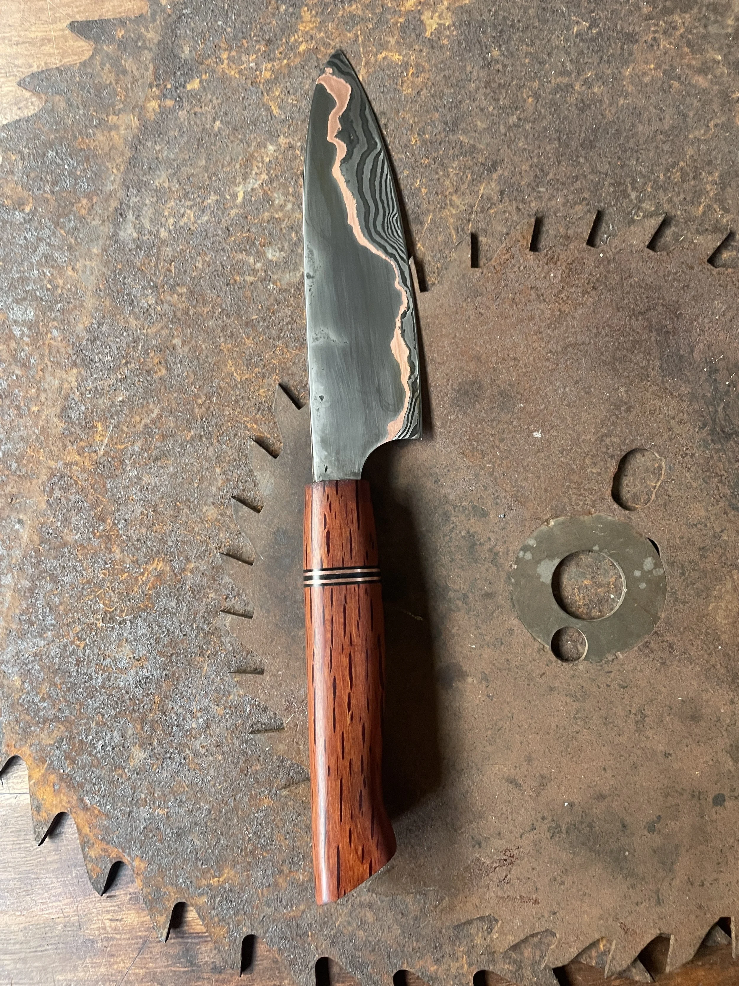 cumai damascus chef Knife