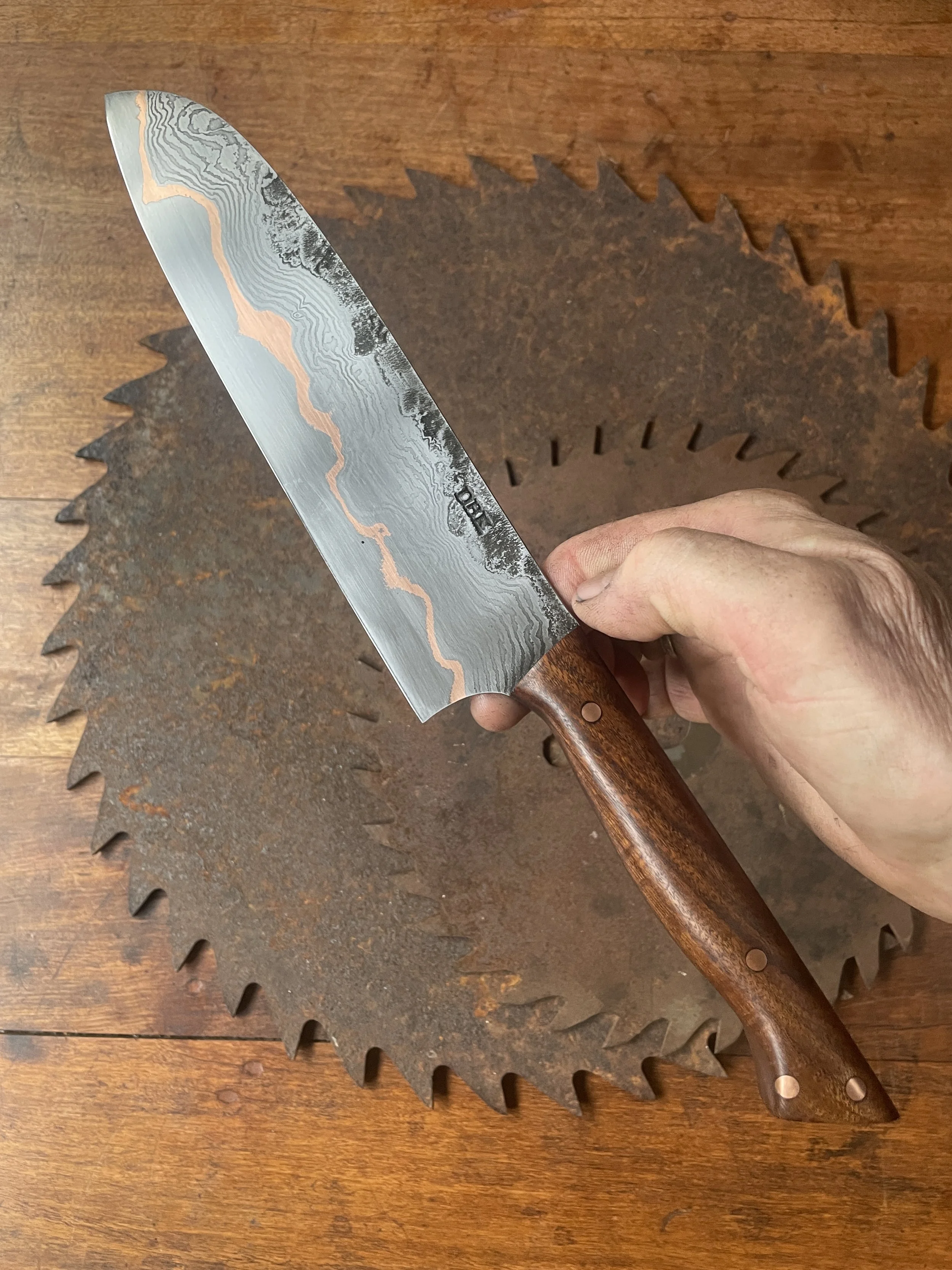 cumai damascus chef Knife