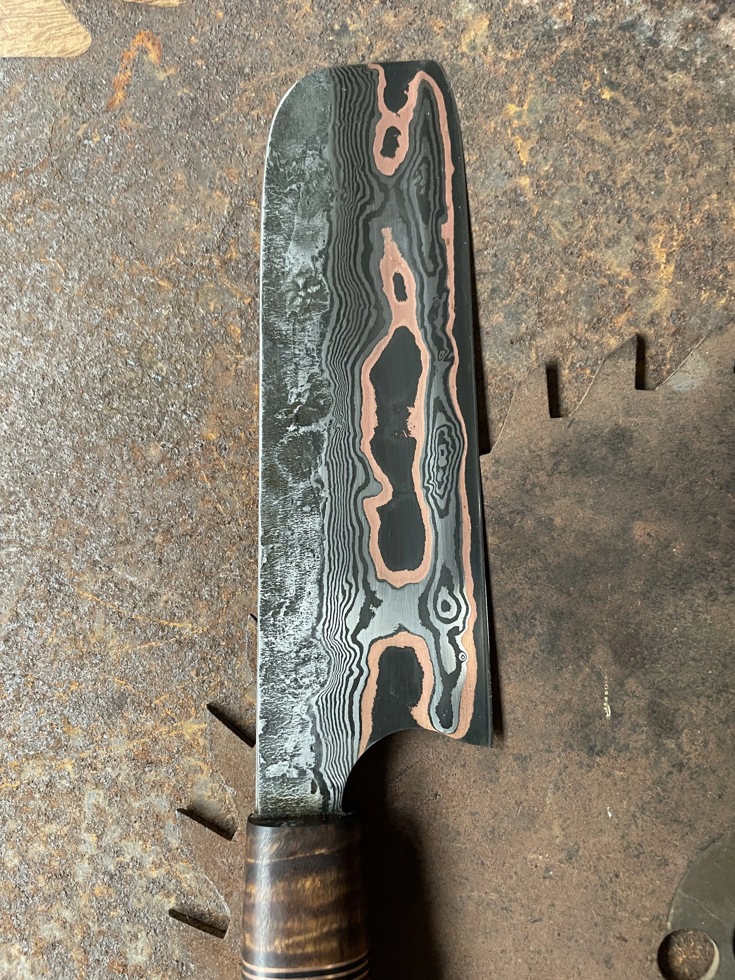 cumai damascus chef Knife