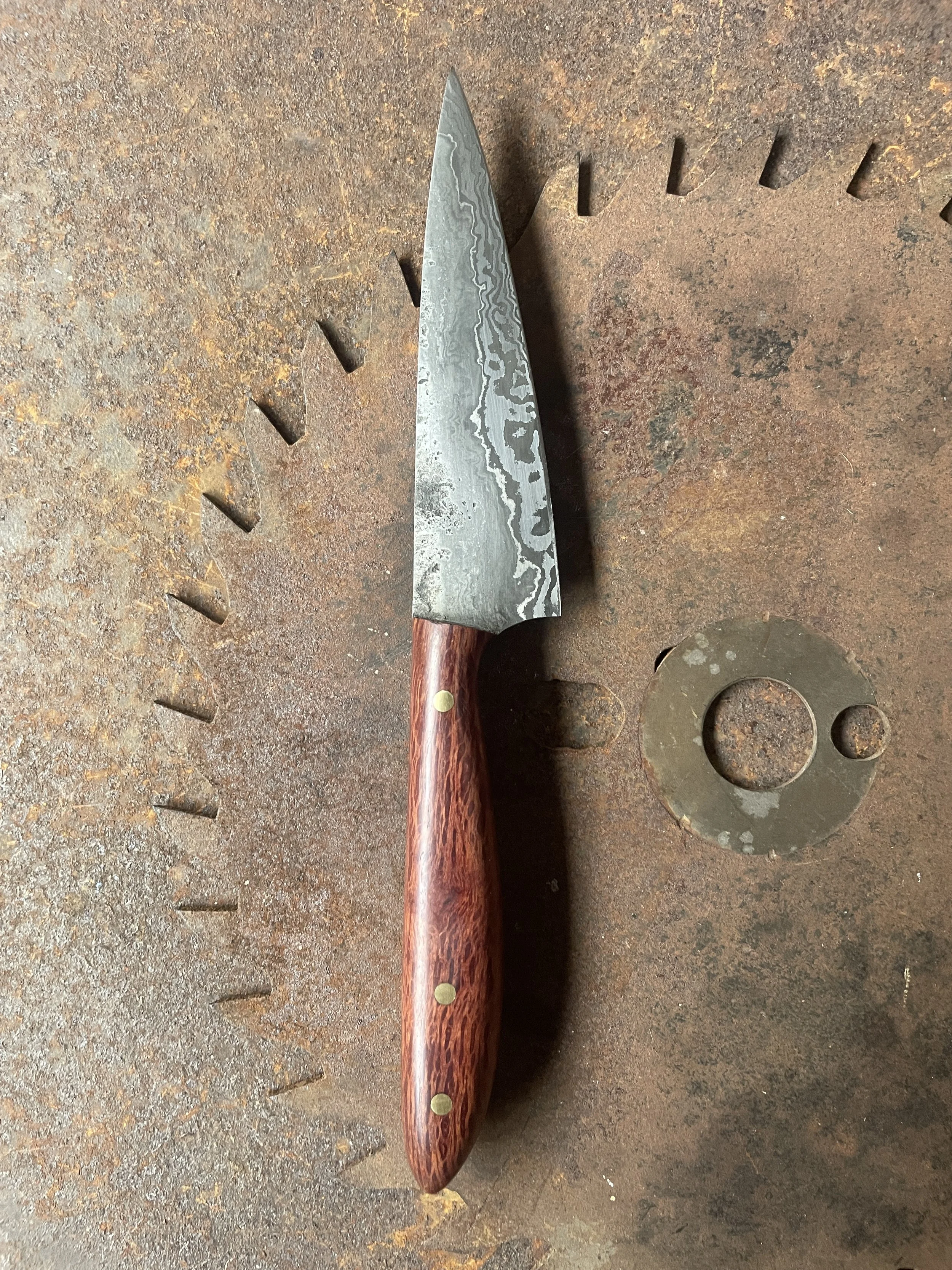 damascus paring knife