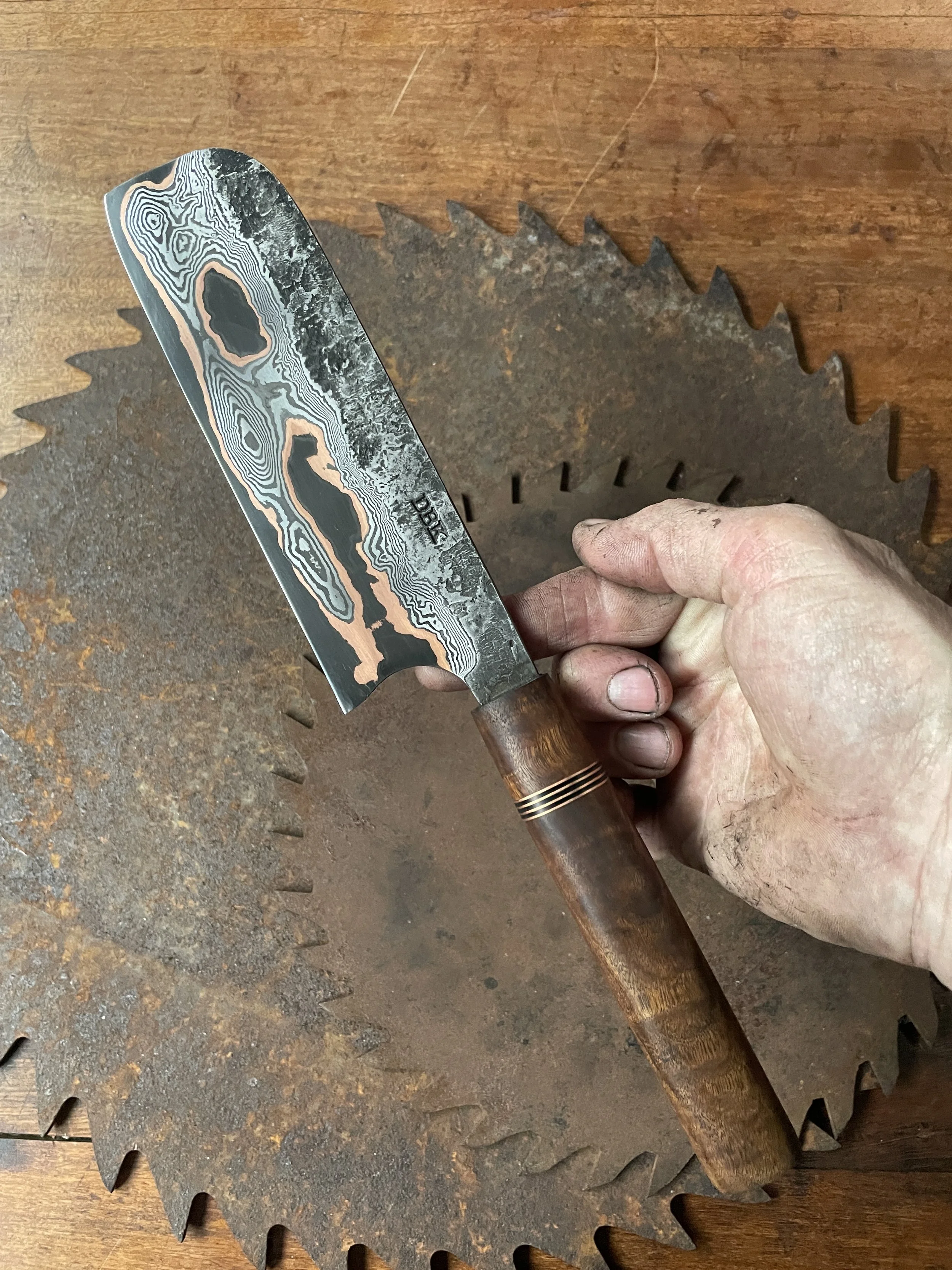 cumai damascus chef Knife