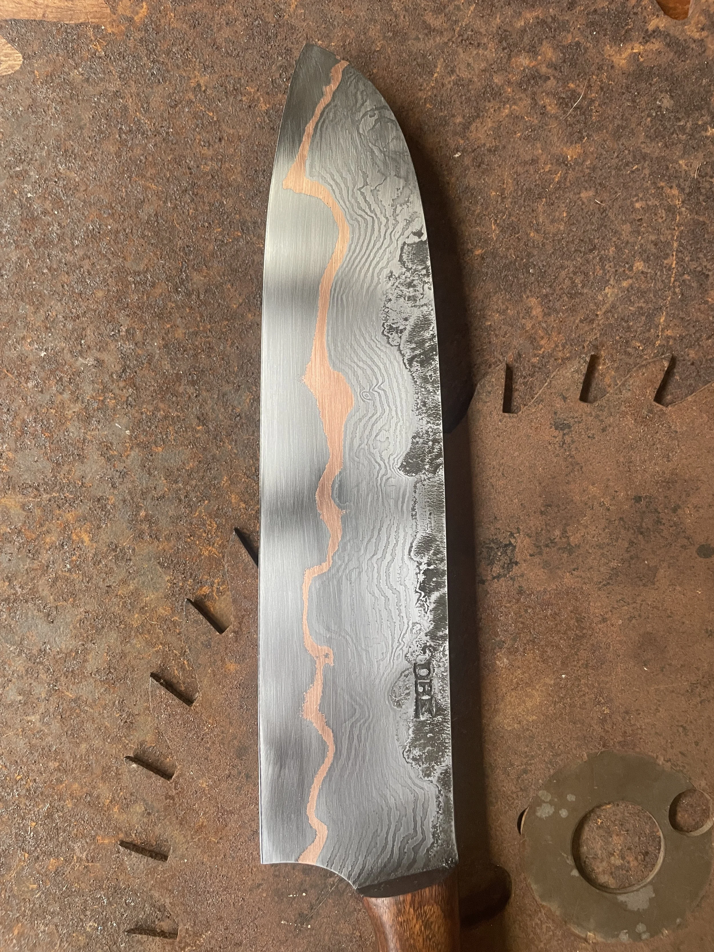 cumai damascus chef Knife