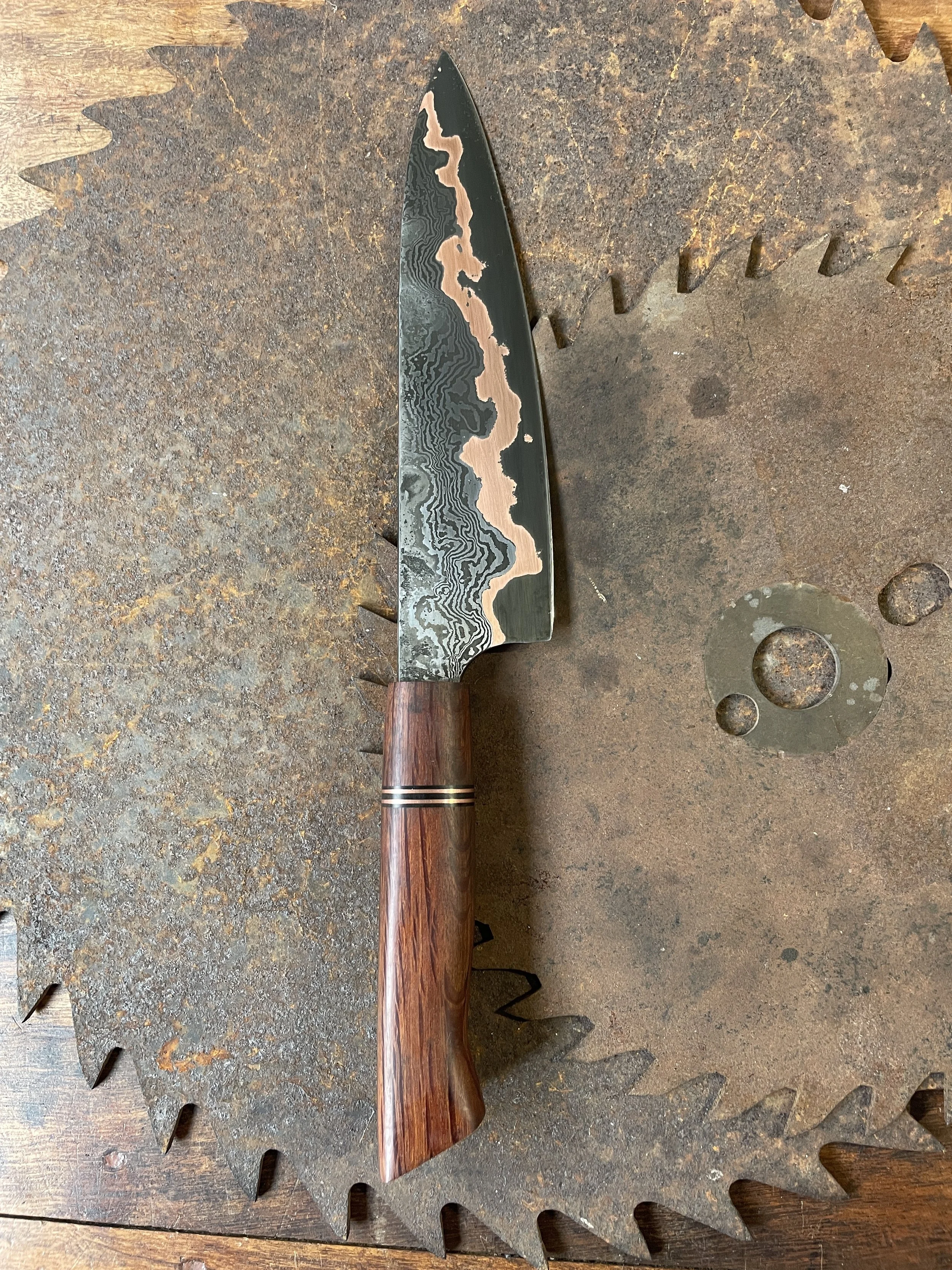 cumai damascus chef Knife