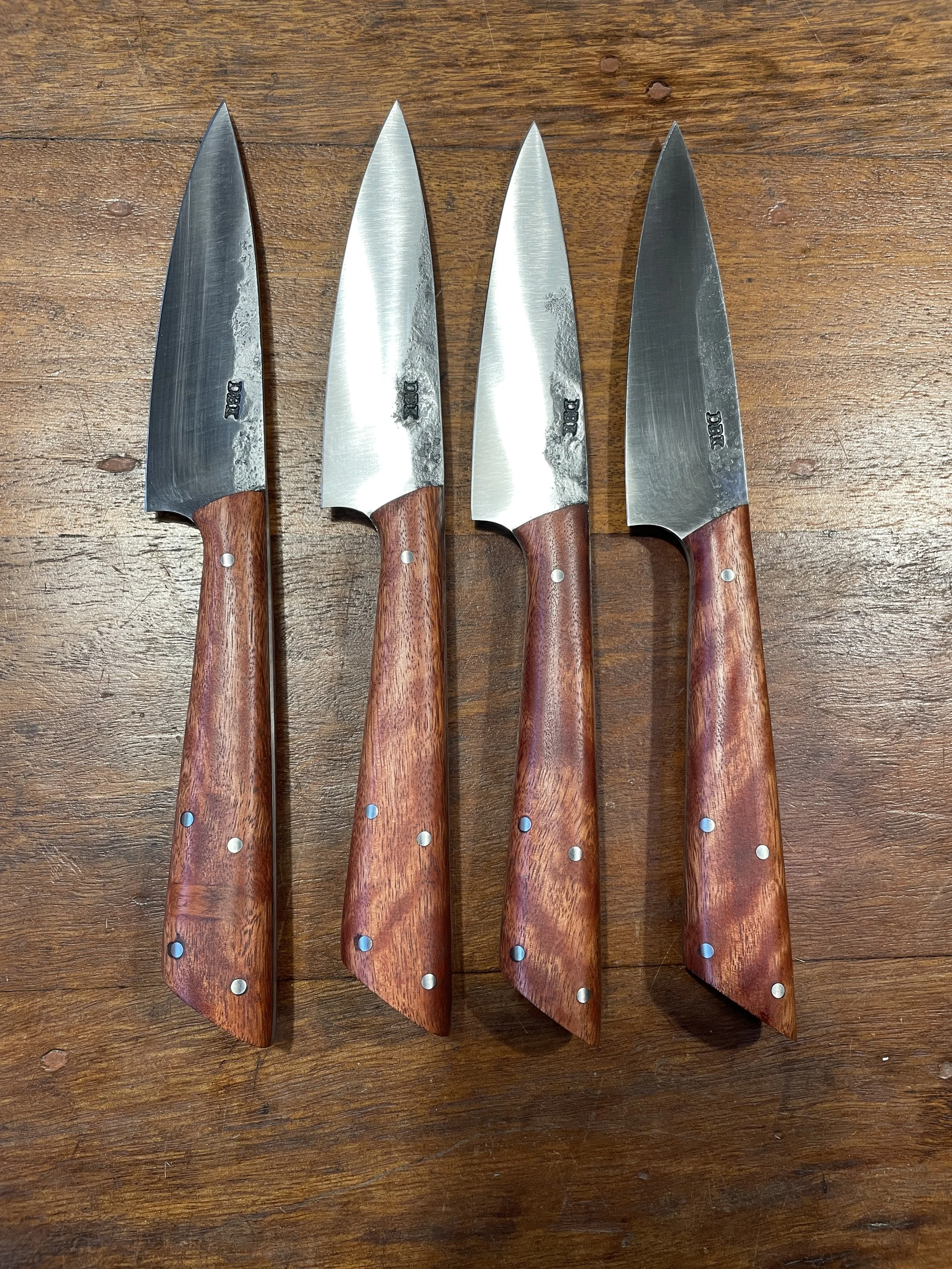 Red Gum Steak Knives - Set of 4