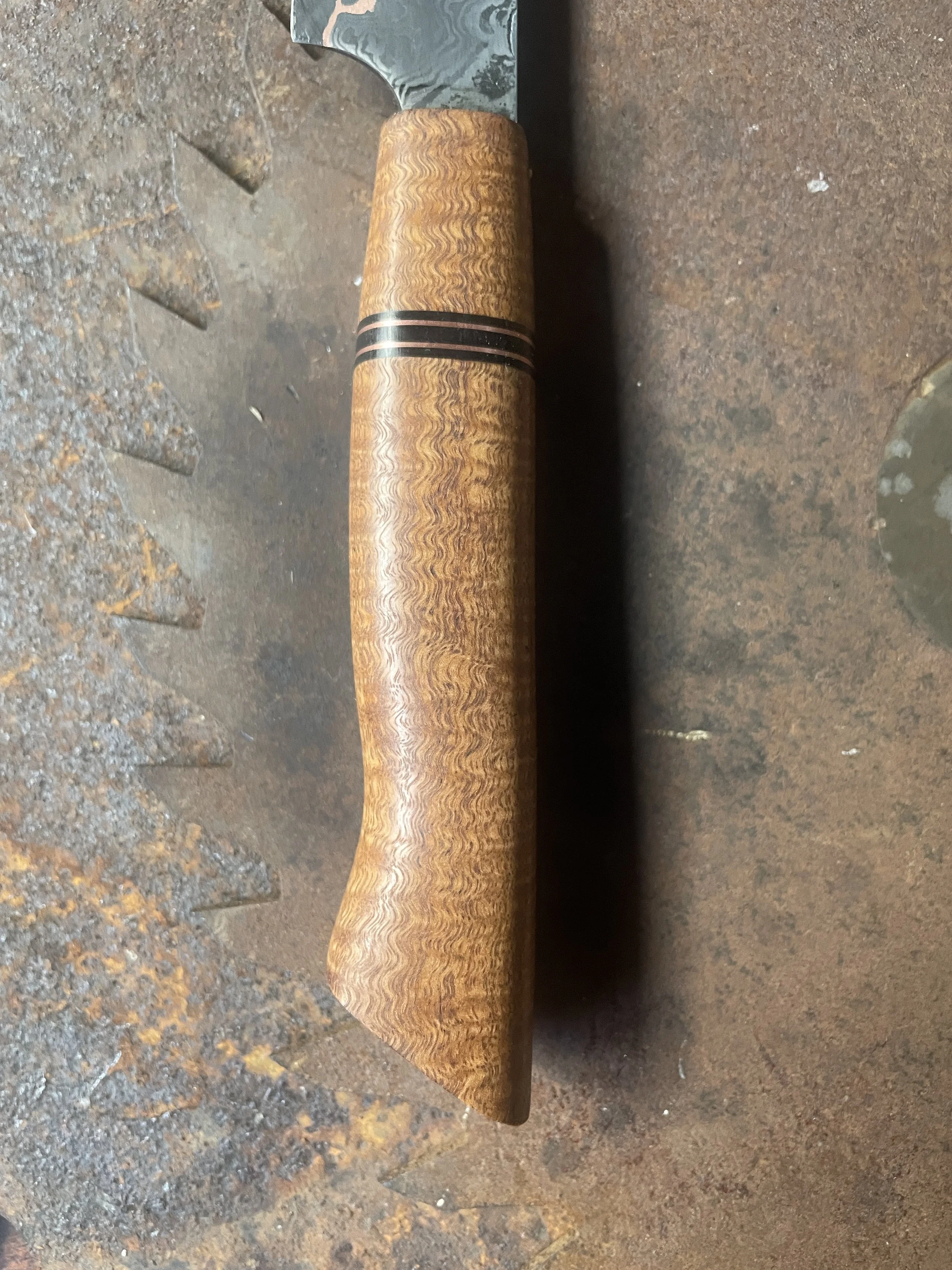 cumai damascus paring knife