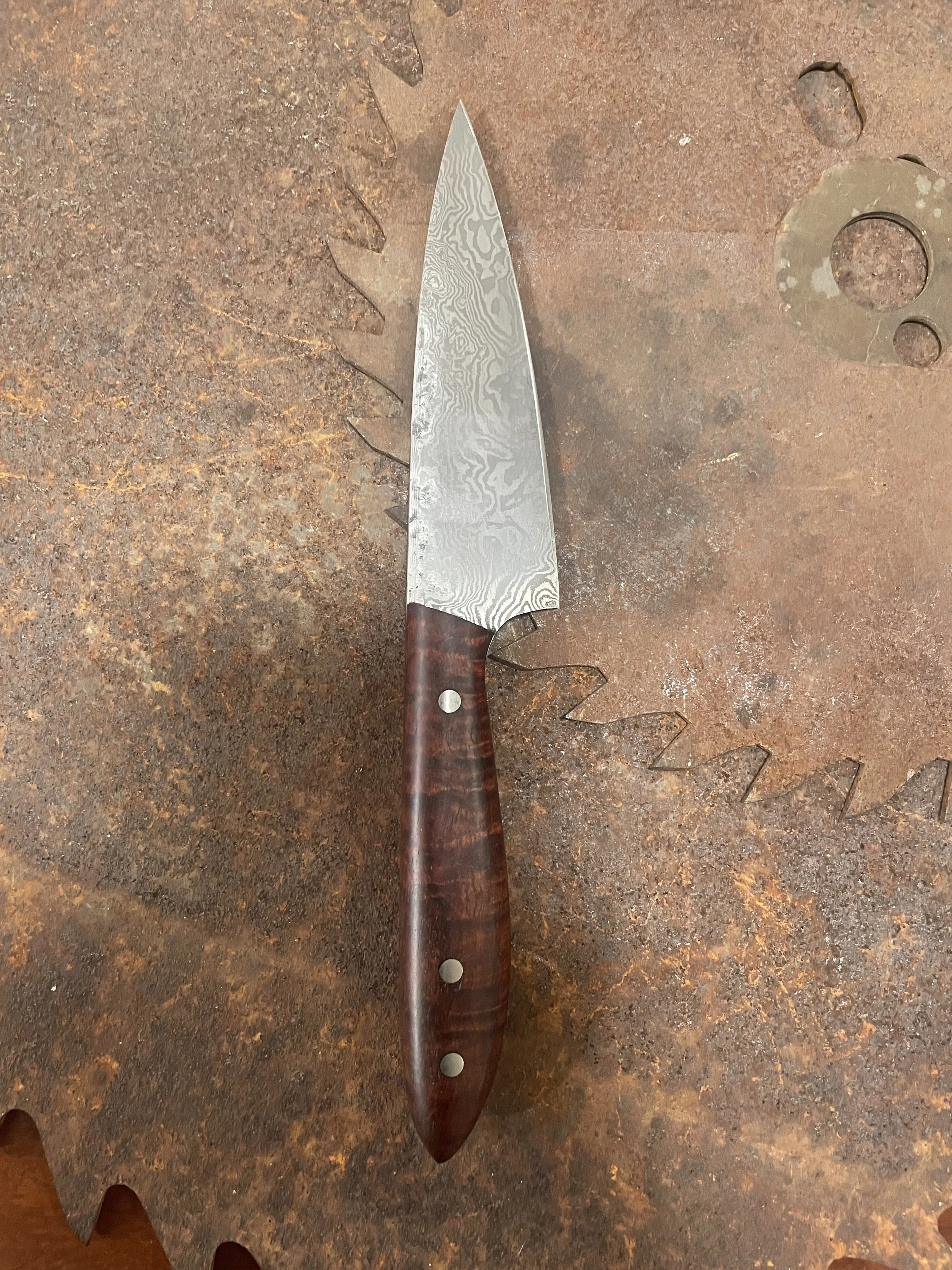 damascus paring knife