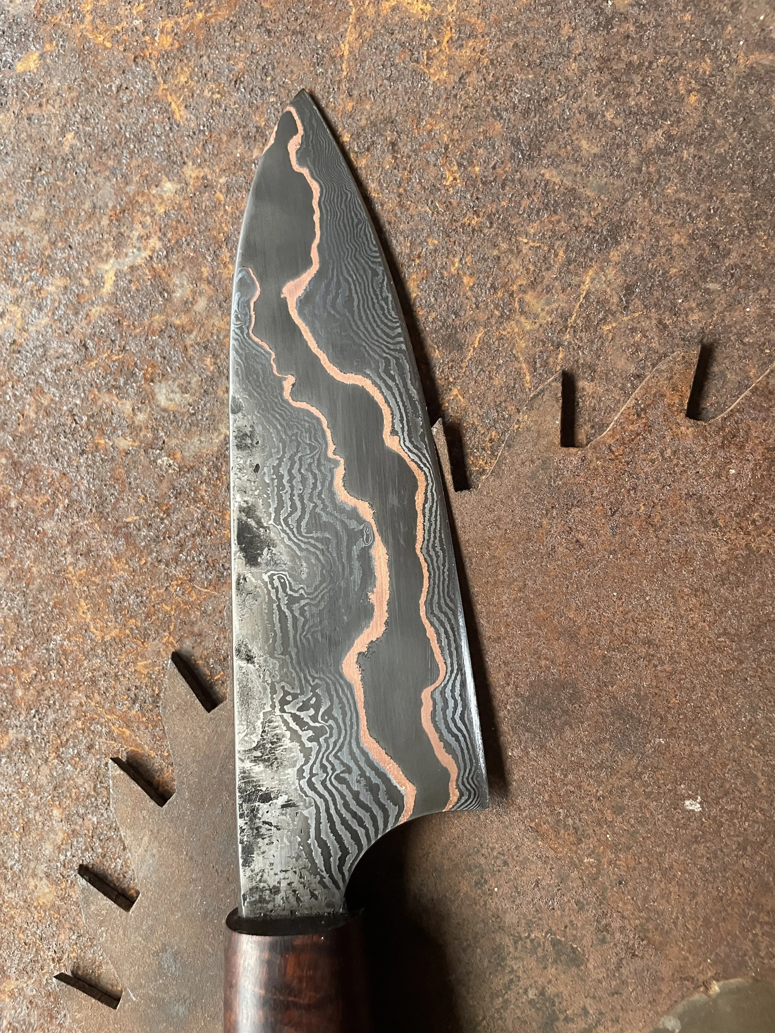 cumai damascus chef Knife