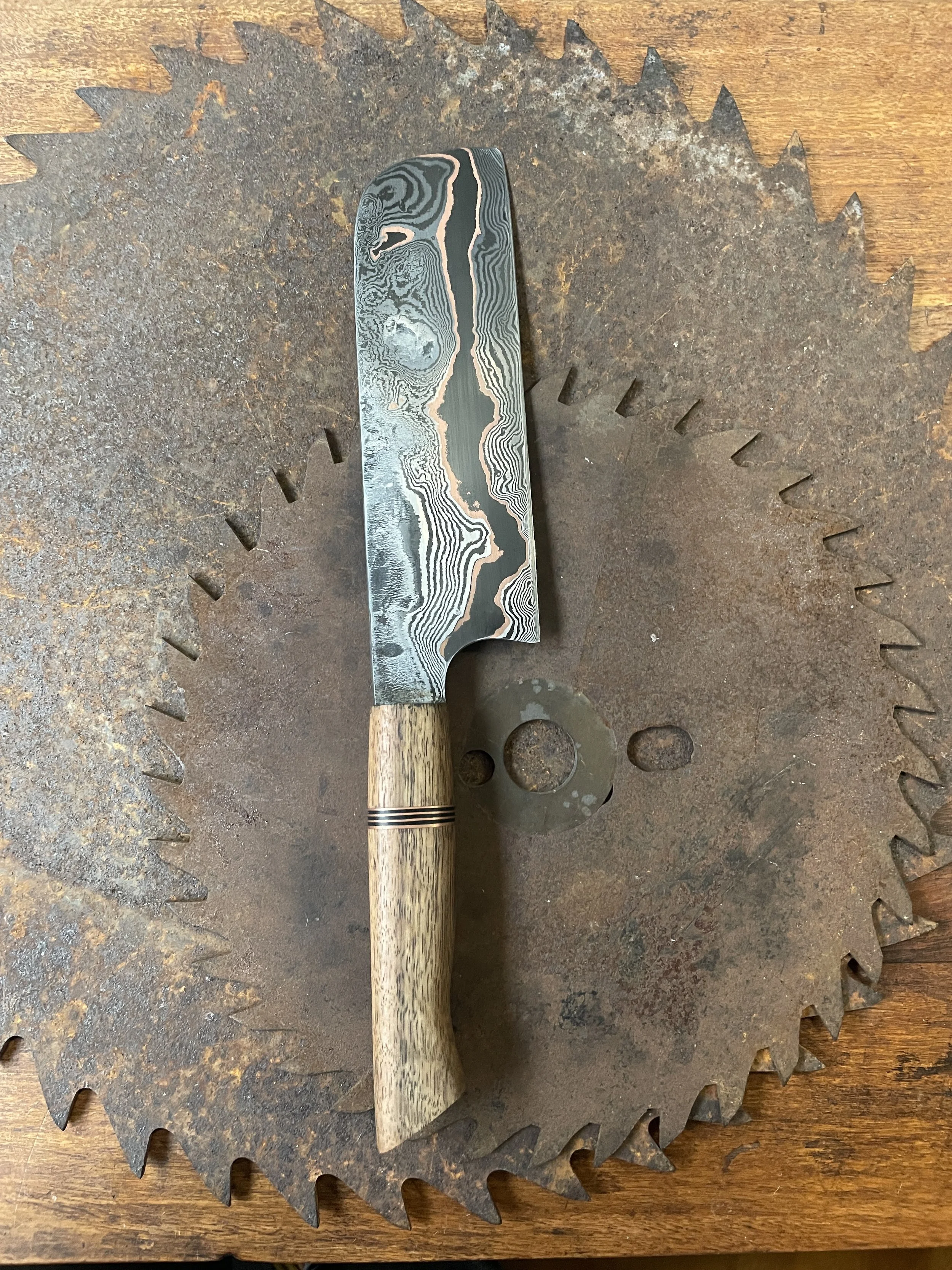 cumai damascus chef Knife