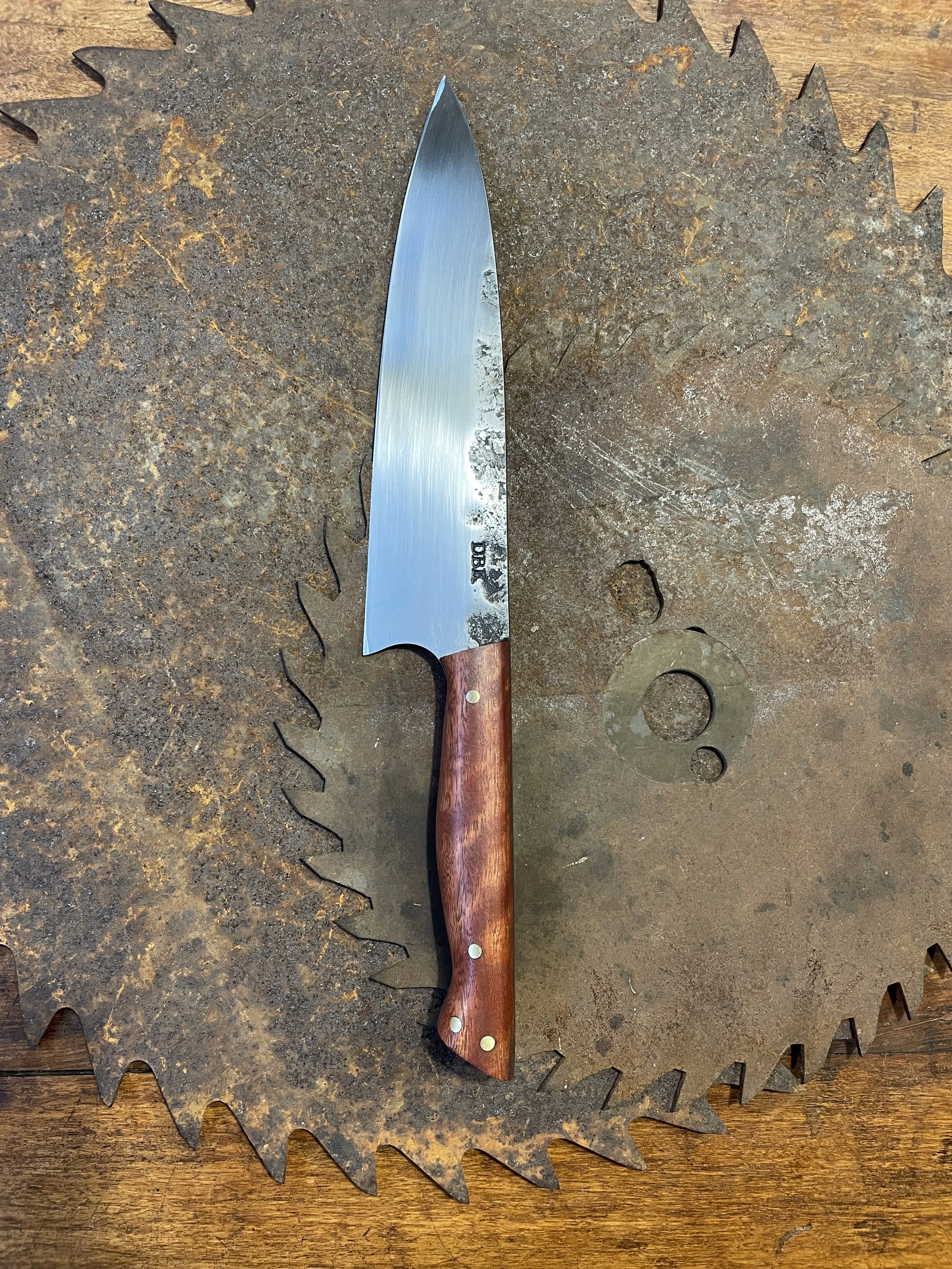 Chef Knife - Rerd Gum Handle - 19cm