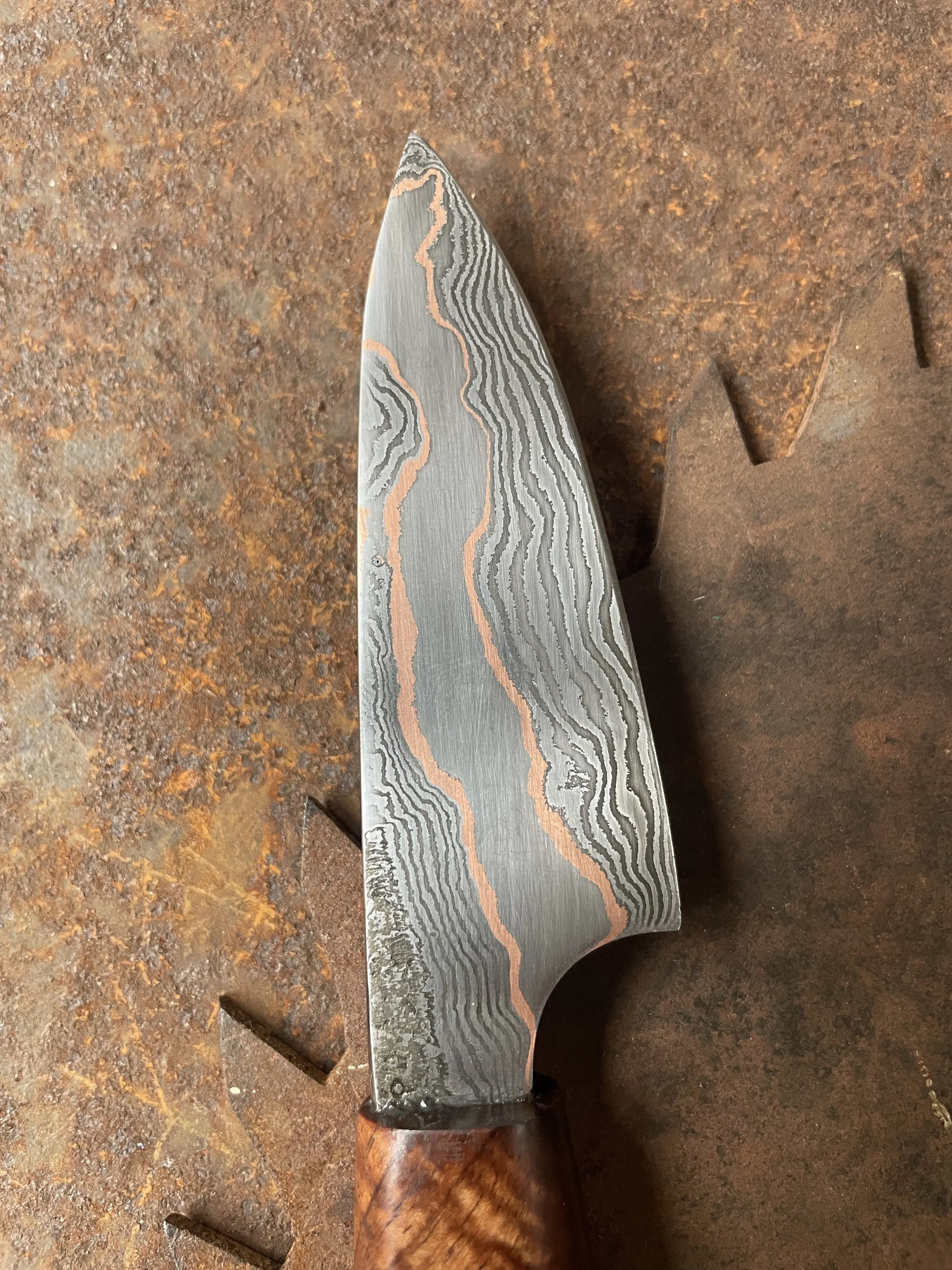 cumai damascus paring knife