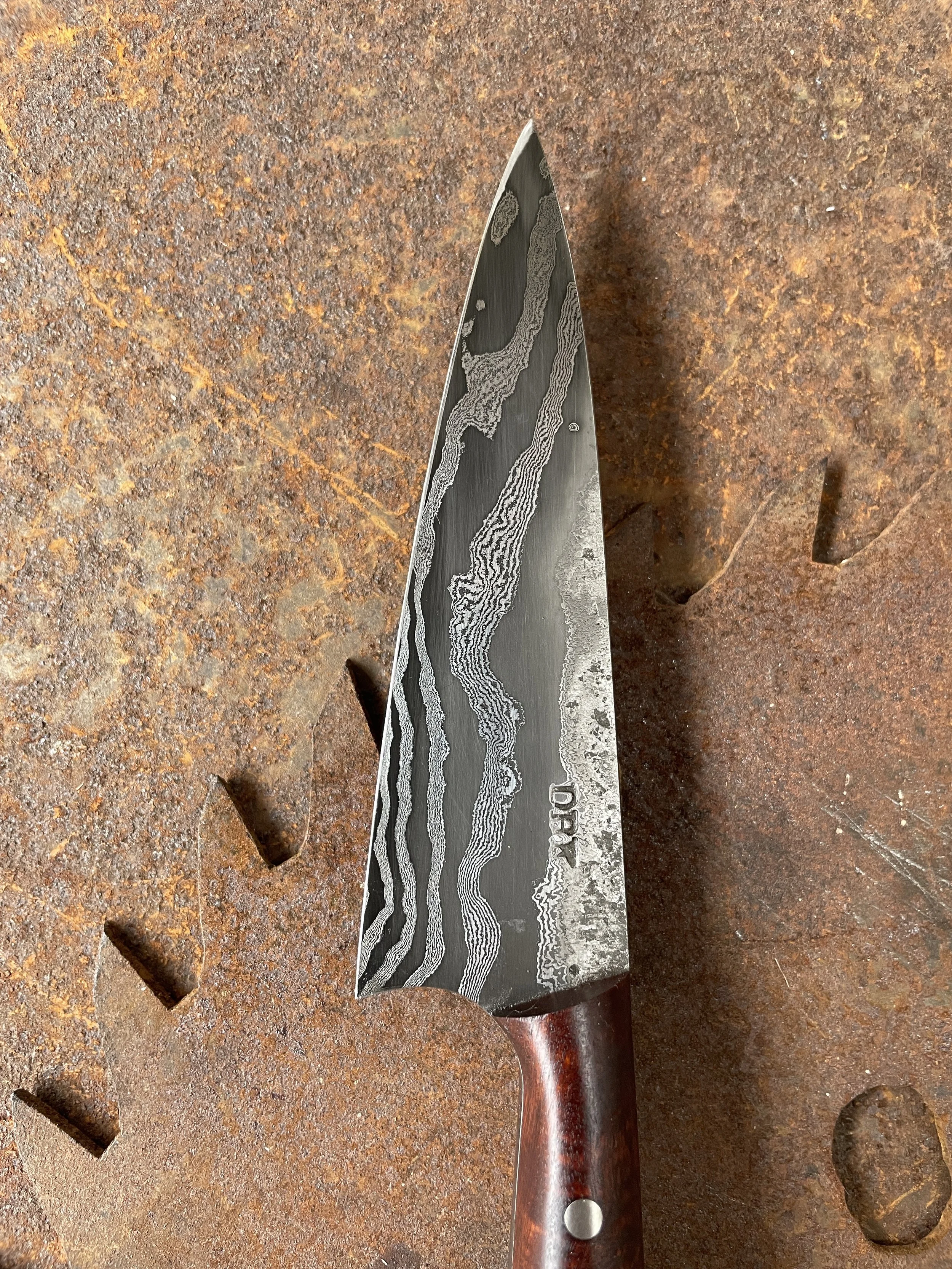 damascus paring knife