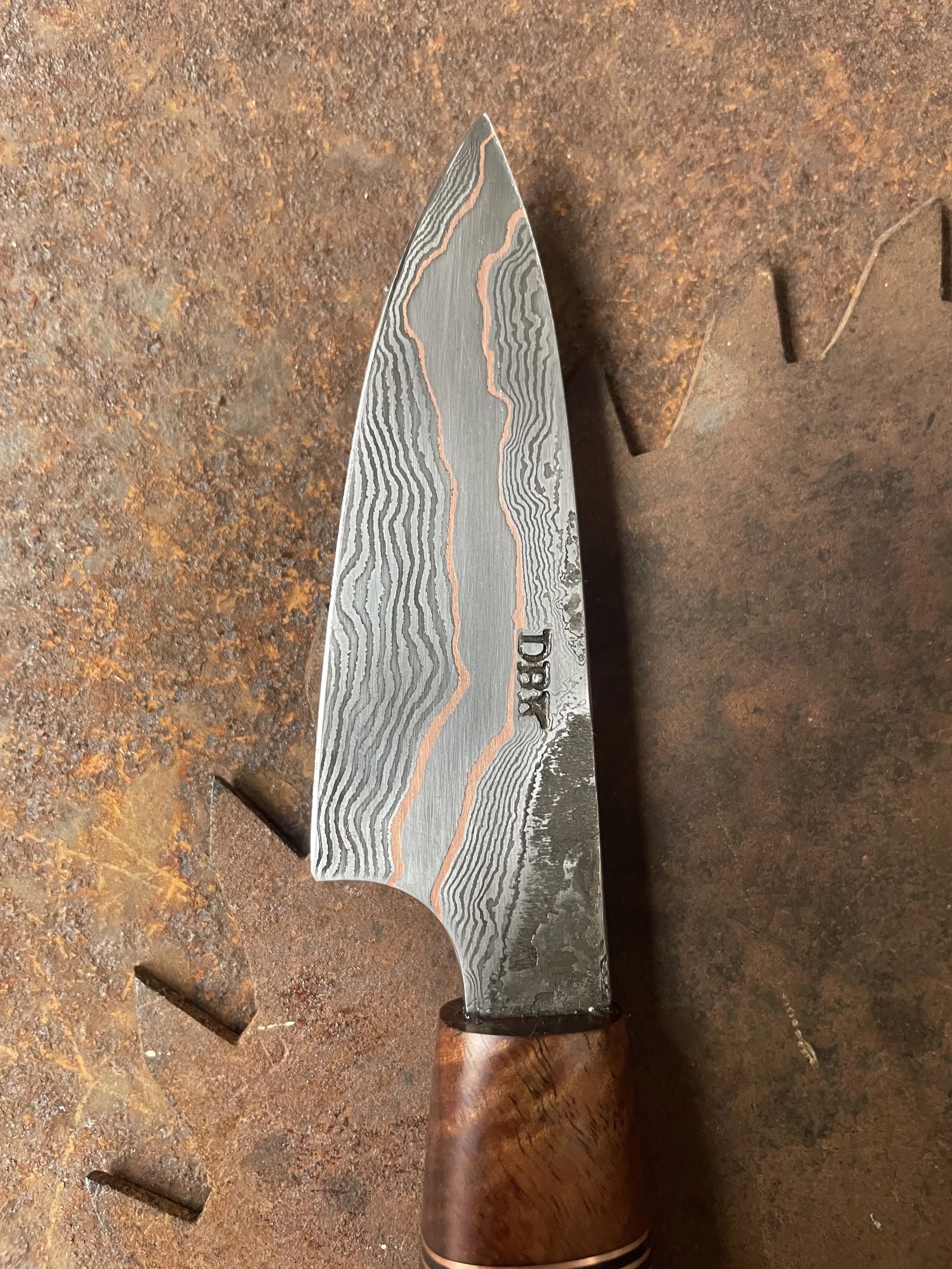 cumai damascus paring knife