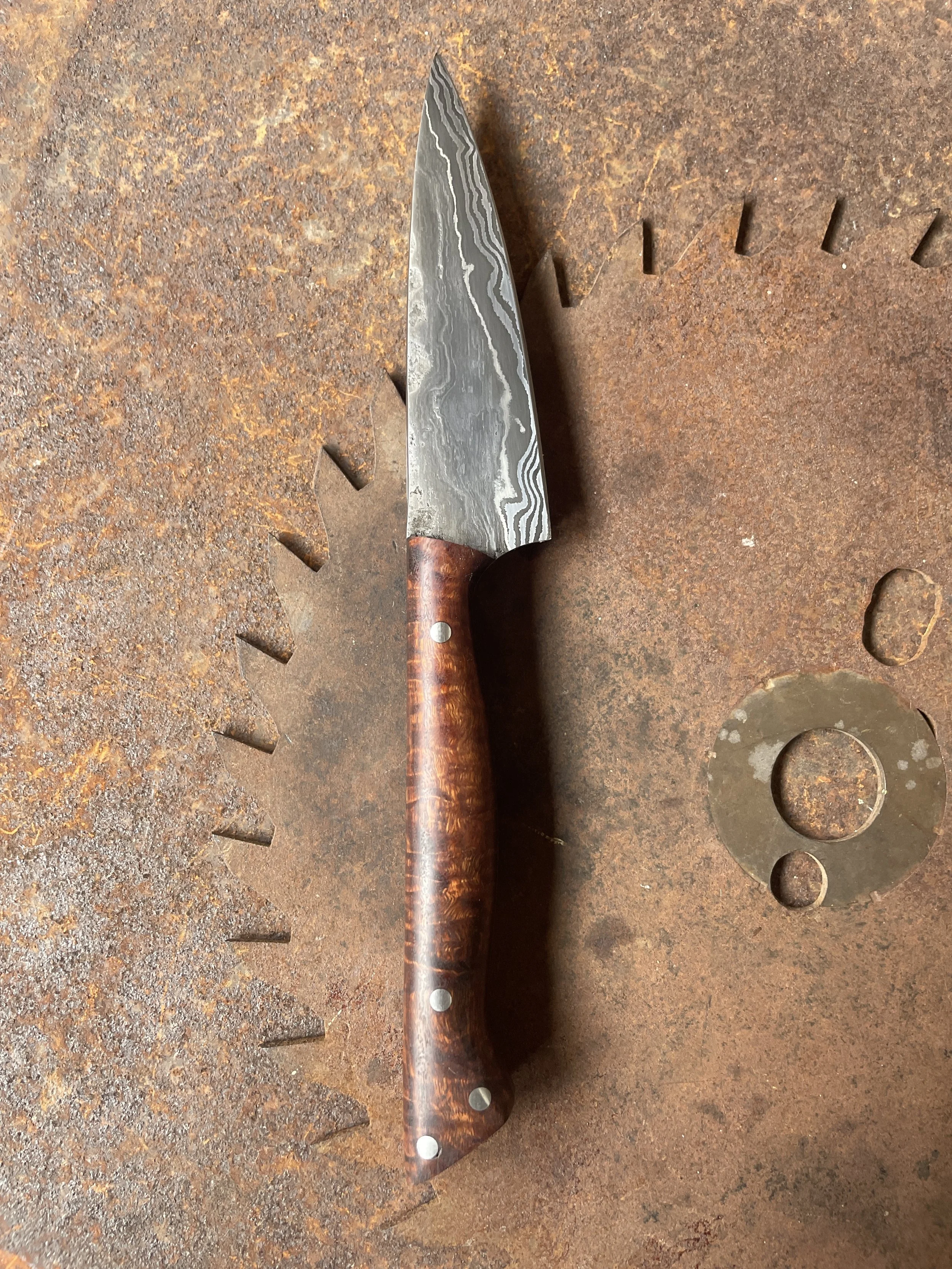 damascus paring knife
