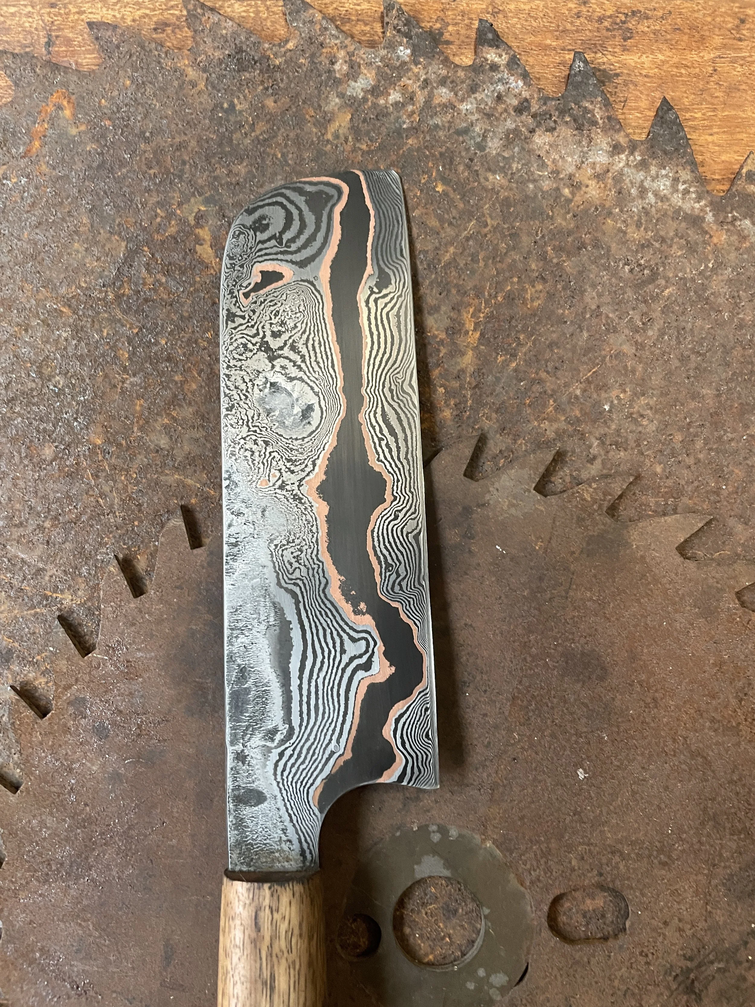 cumai damascus chef Knife