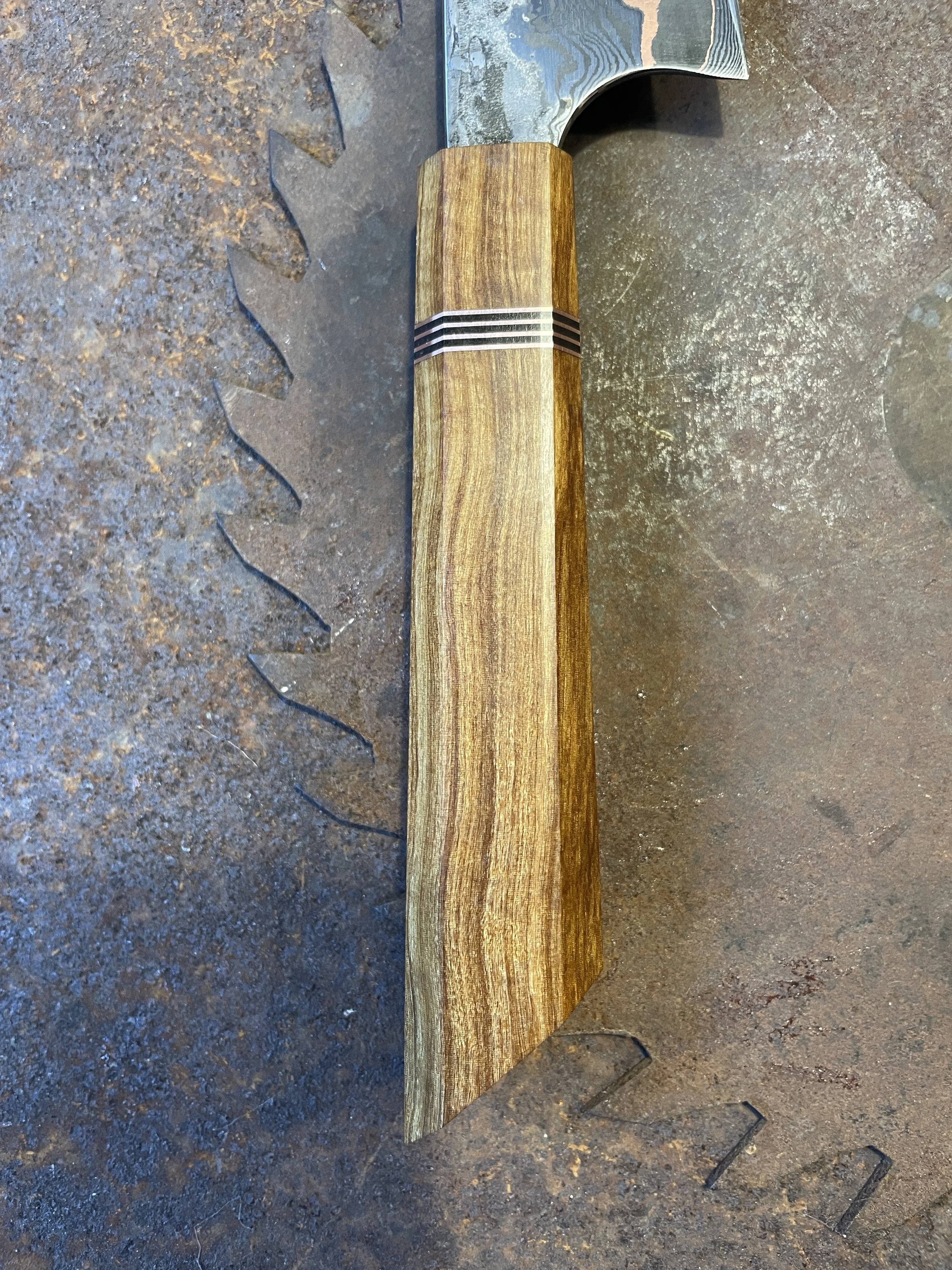 cumai damascus chef Knife