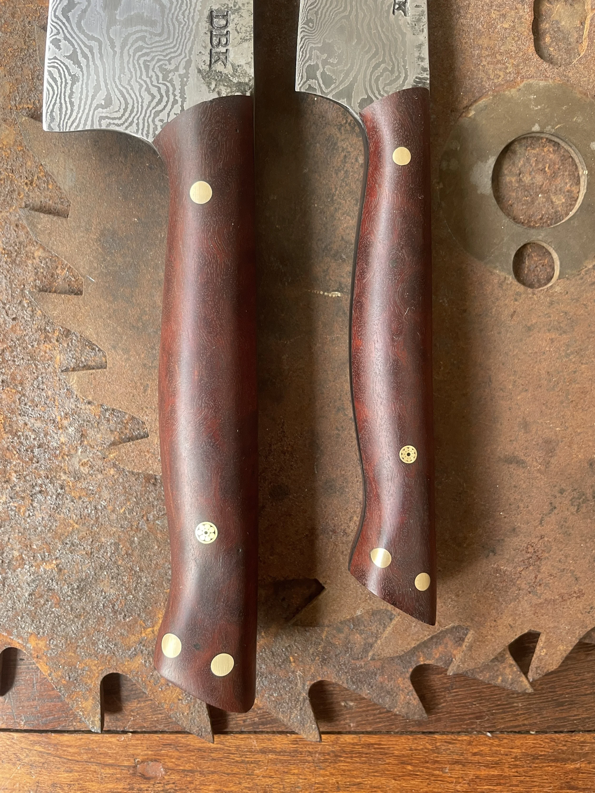 damascus chef knife set
