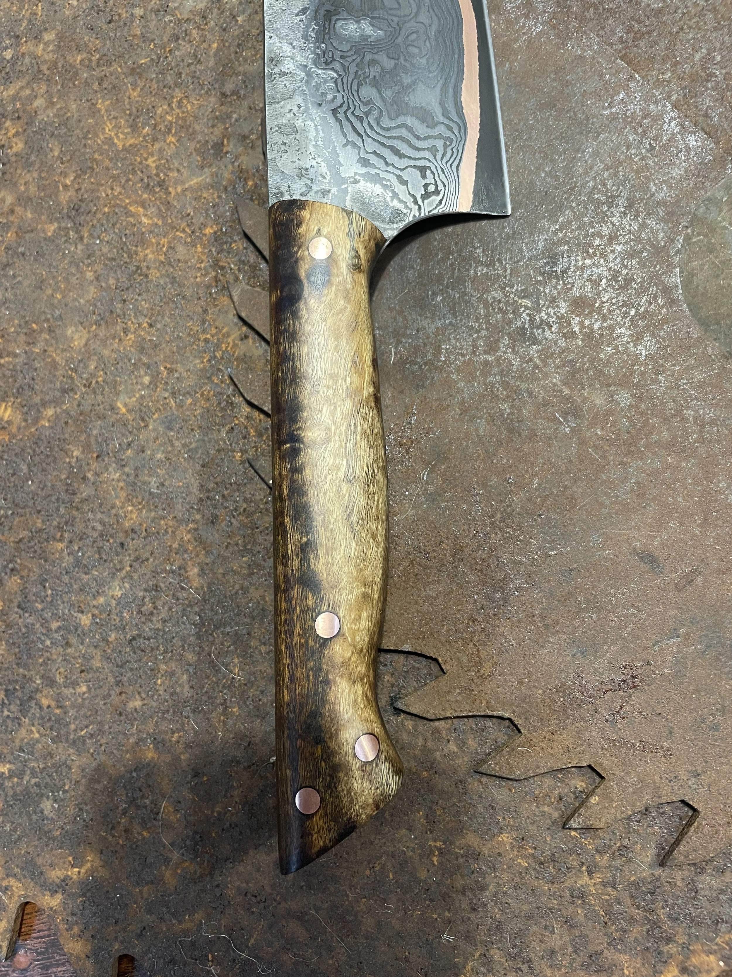 cumai damascus chef Knife