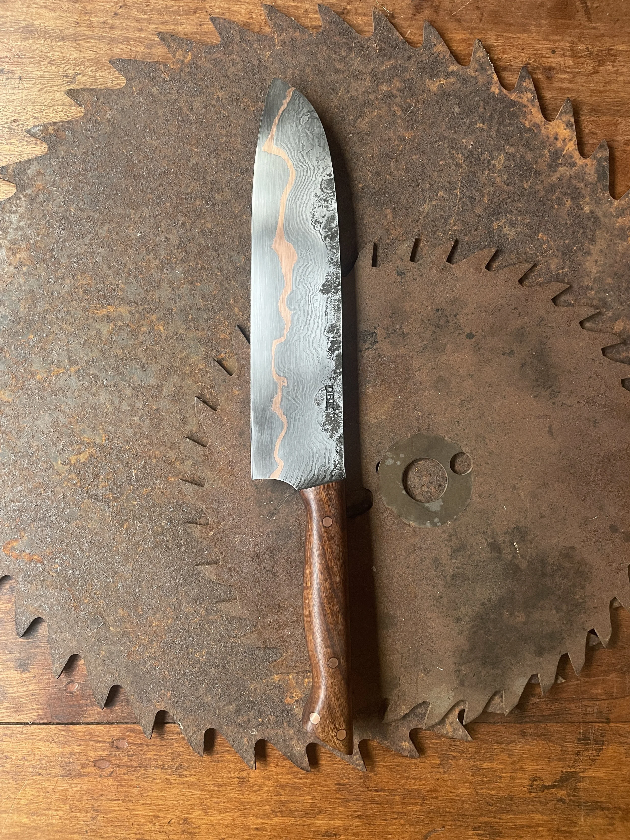 cumai damascus chef Knife