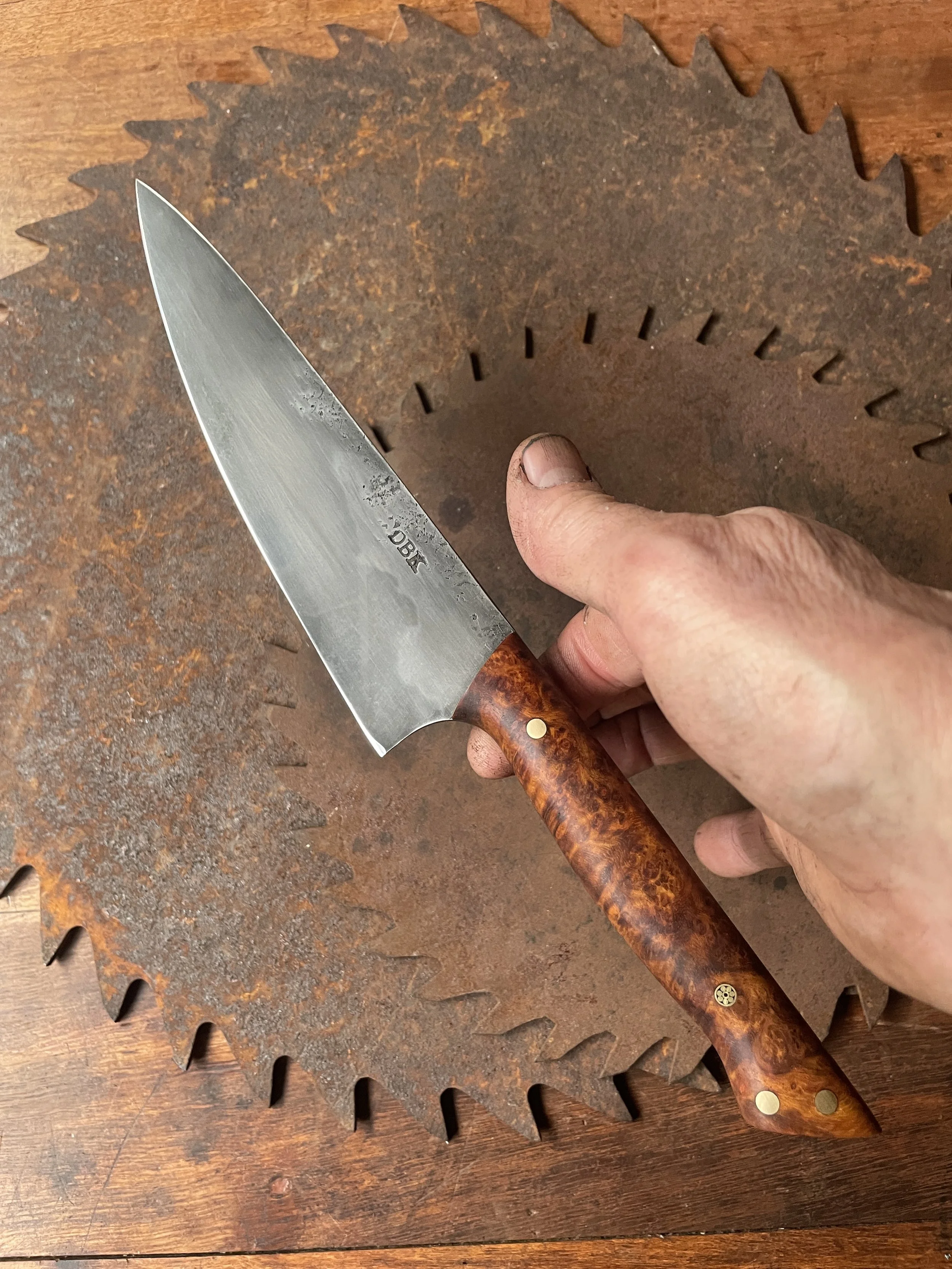 spicy white chef knife