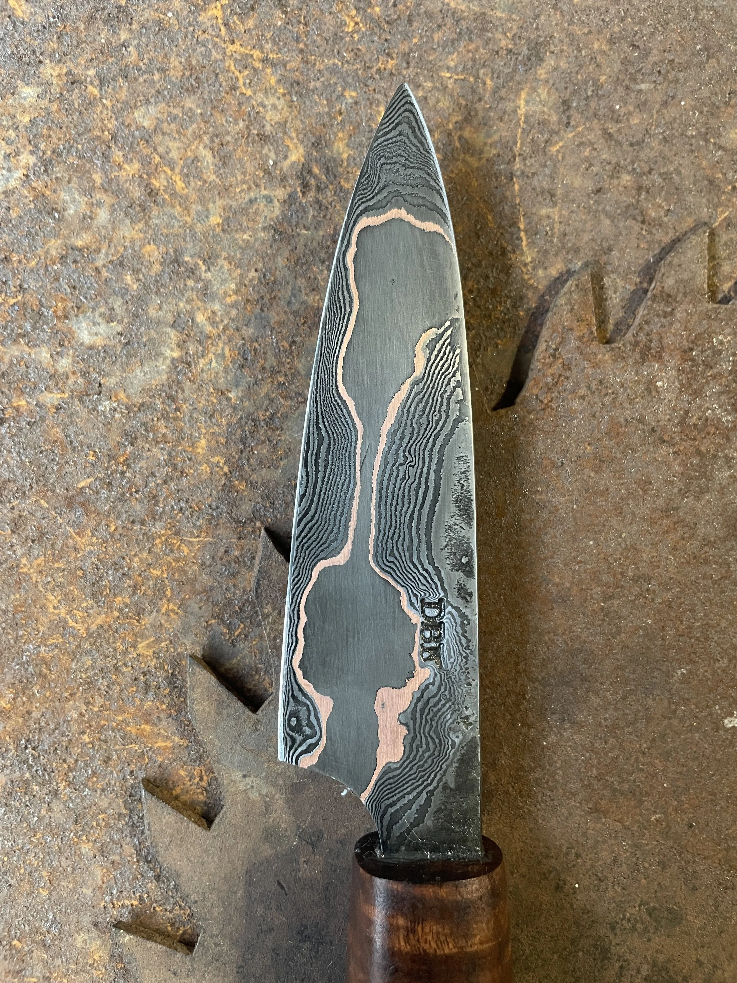 cumai damascus paring knife