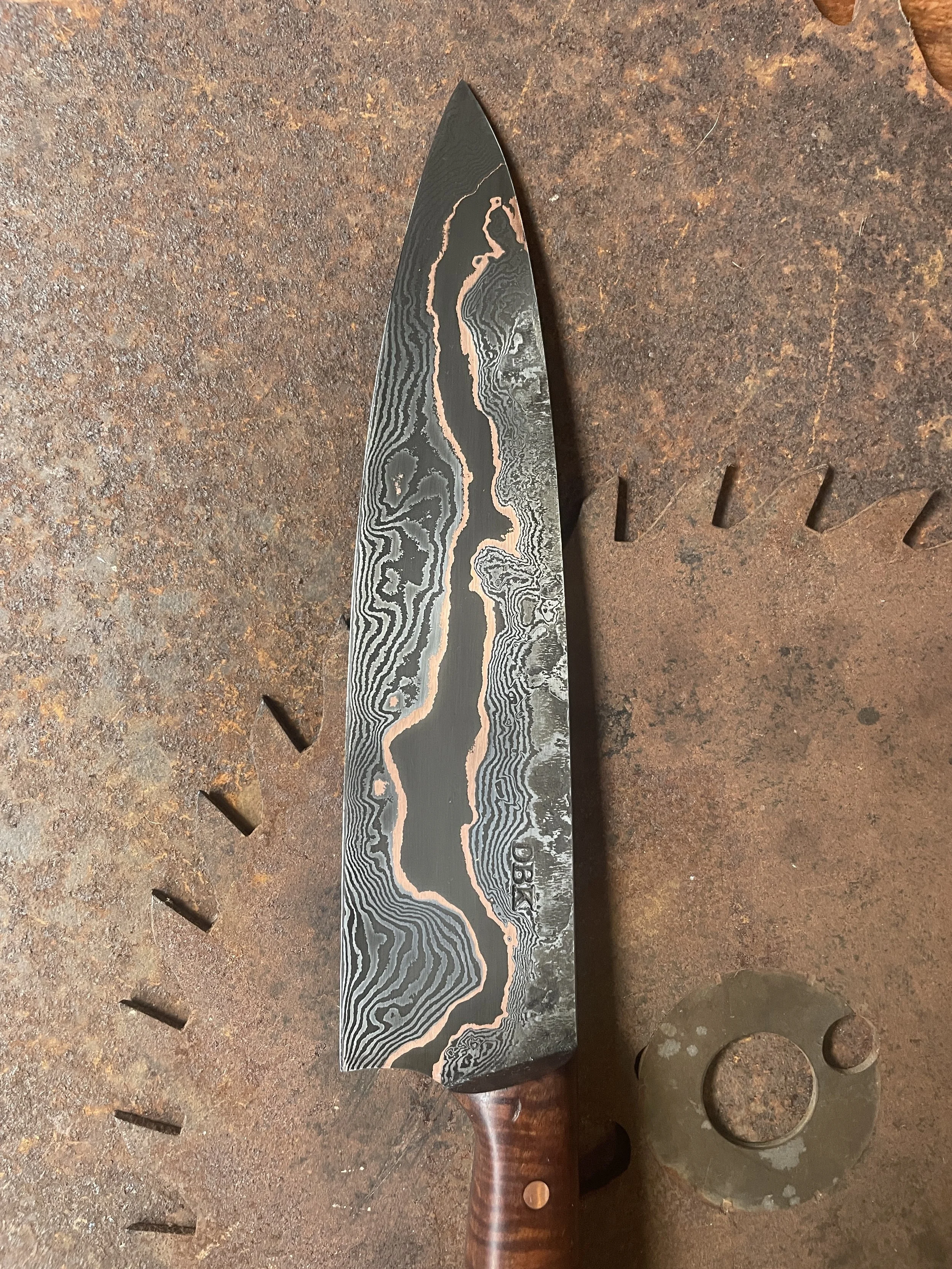 cumai damascus chef Knife