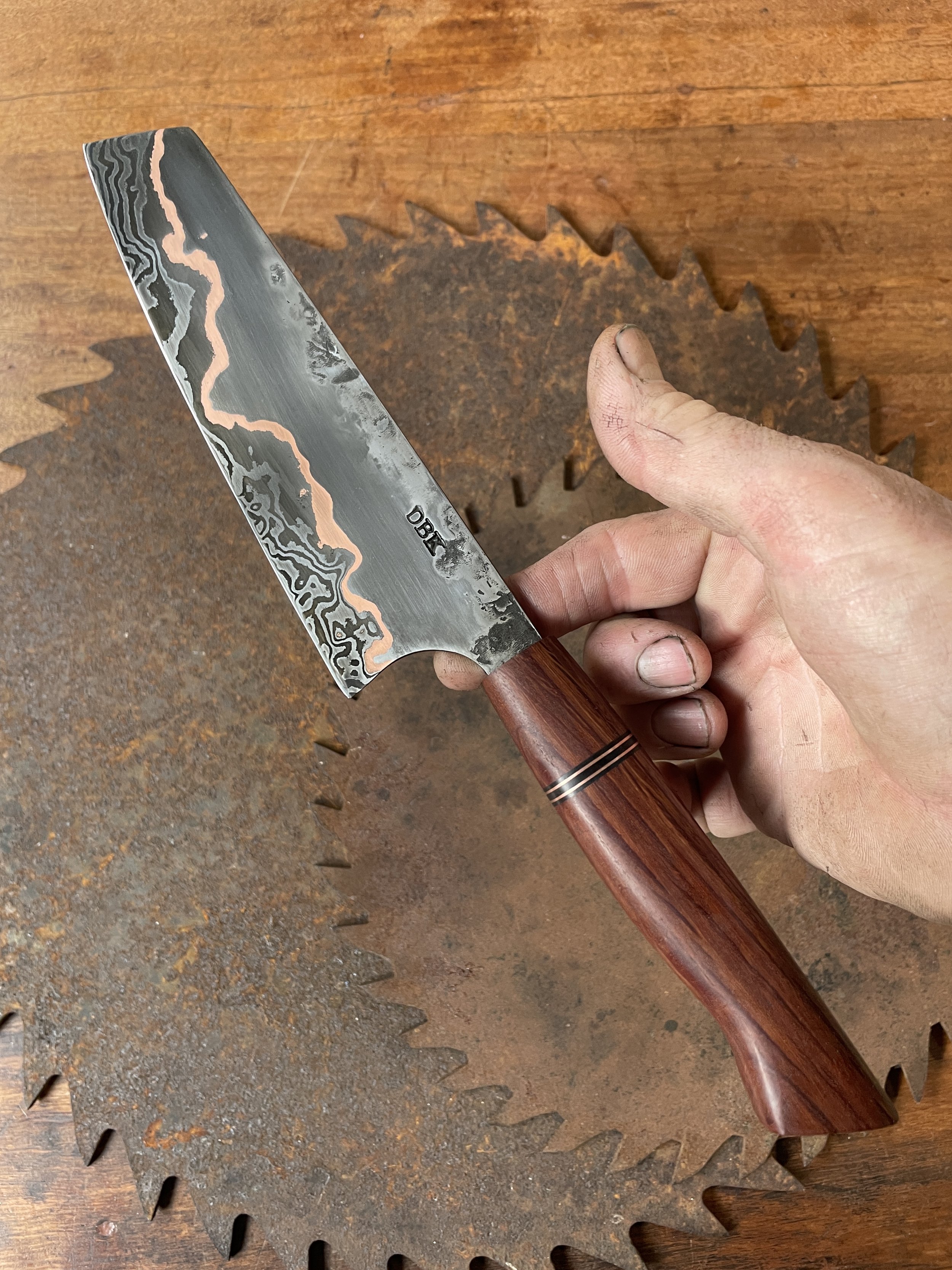 cumai damascus chef Knife