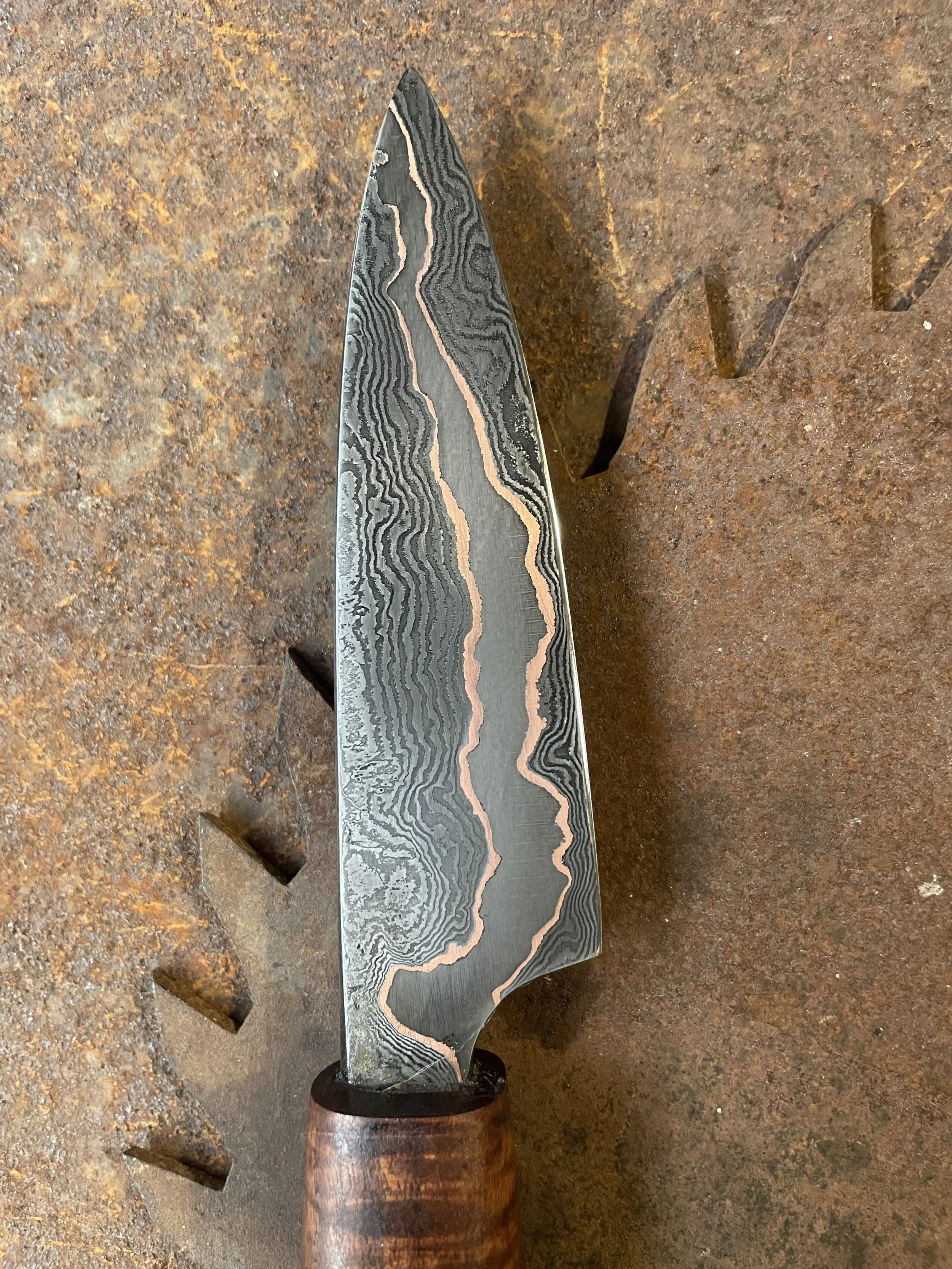 cumai damascus chef Knife