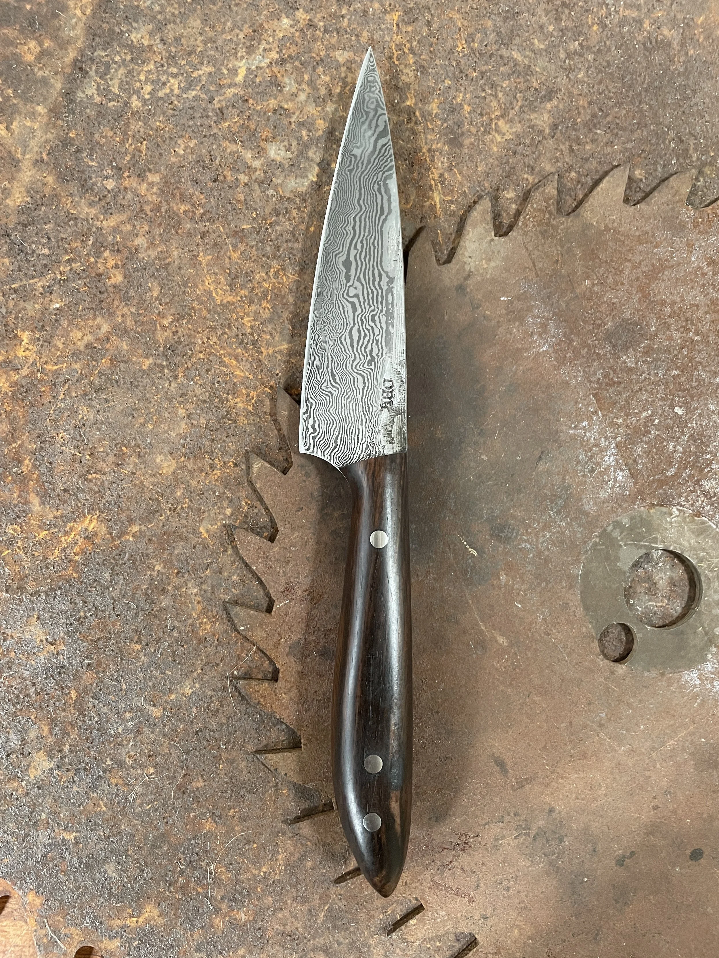 damascus paring knife