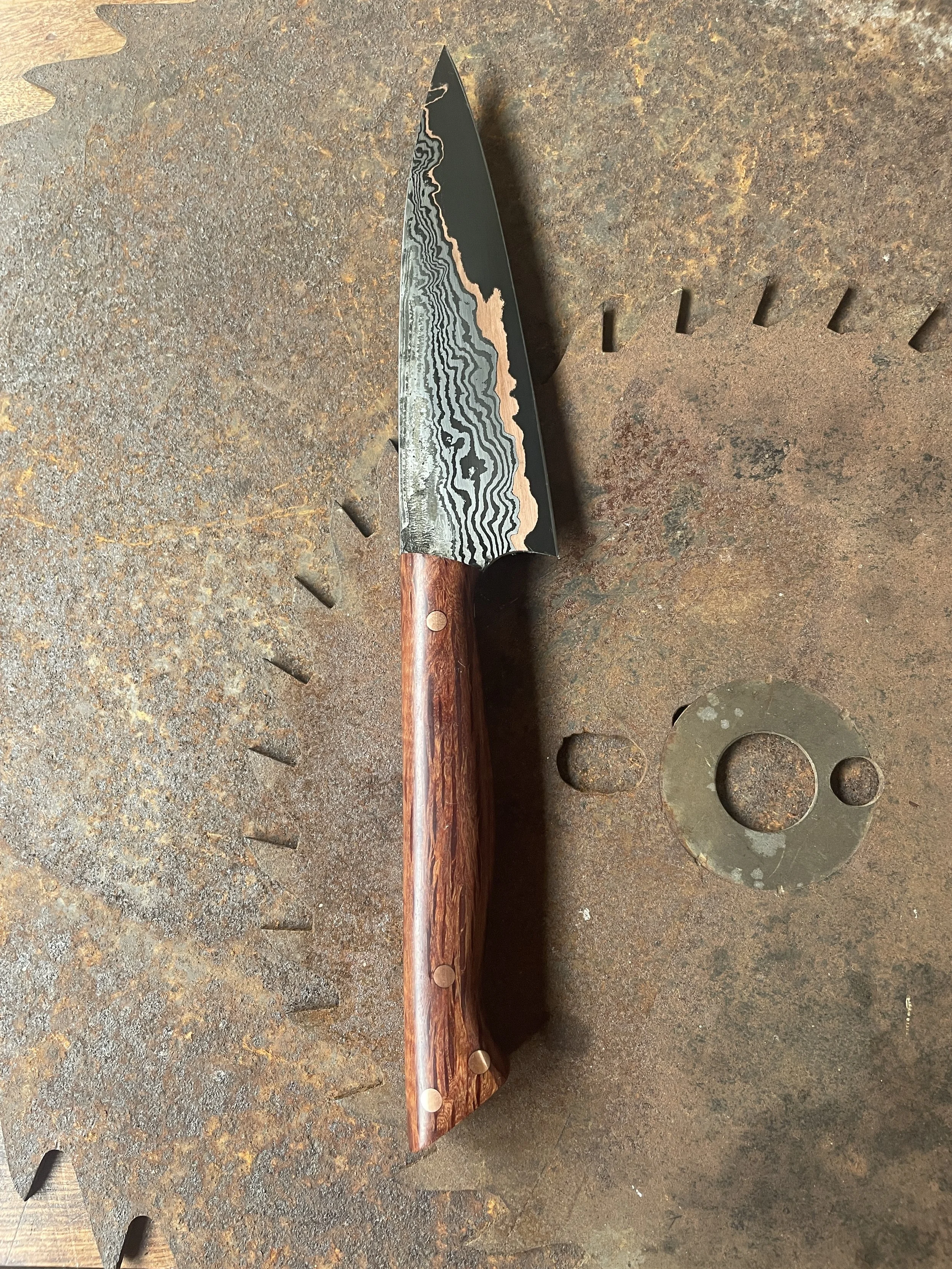 cumai damascus chef Knife