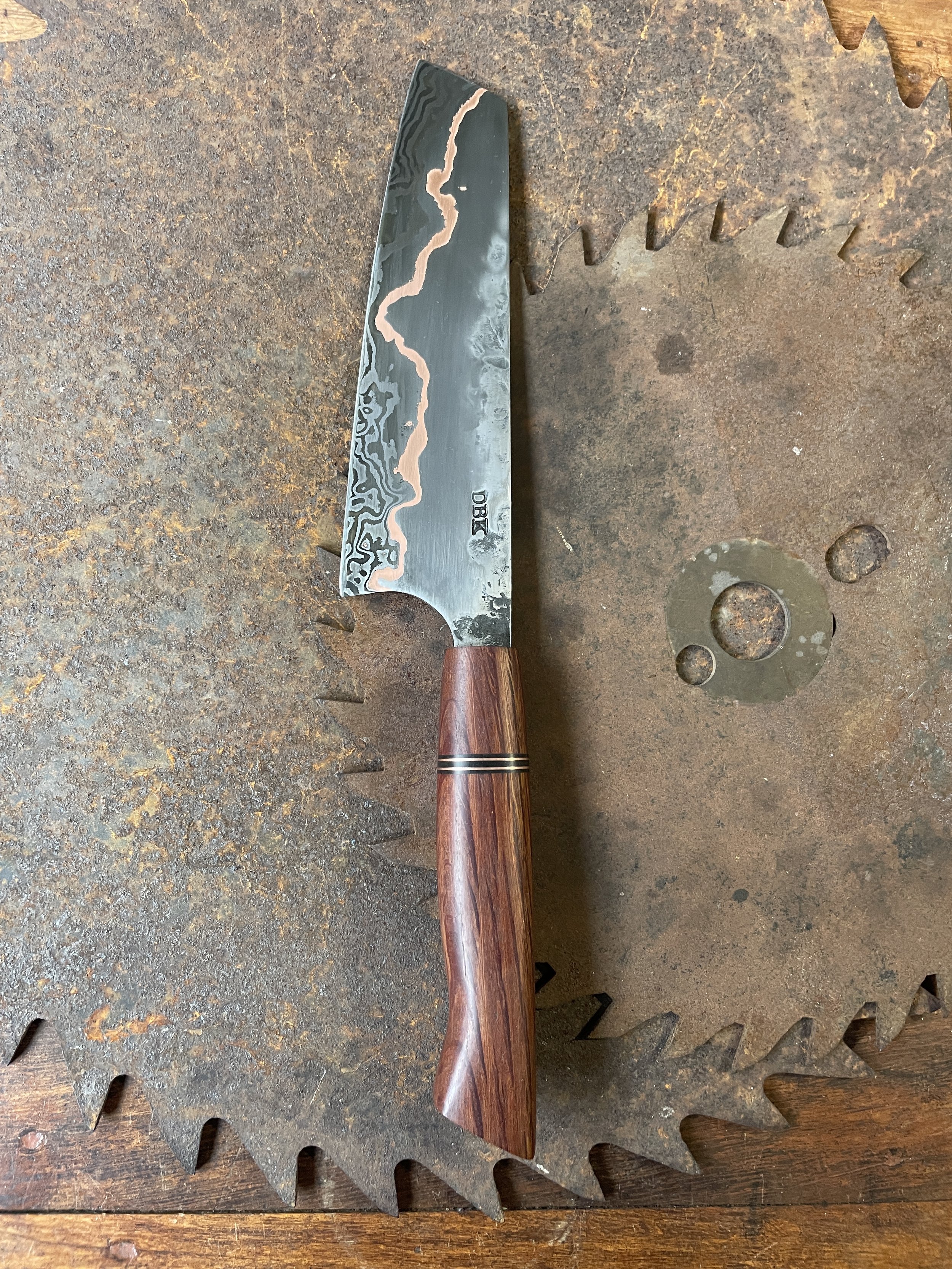 cumai damascus chef Knife