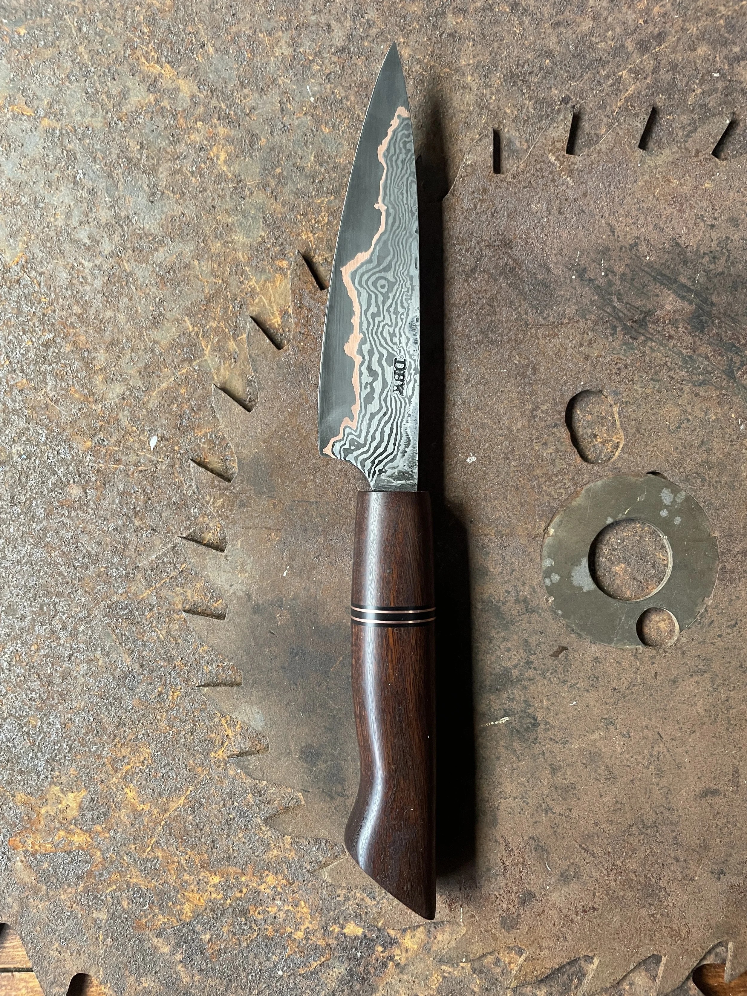 cumai damascus paring knife