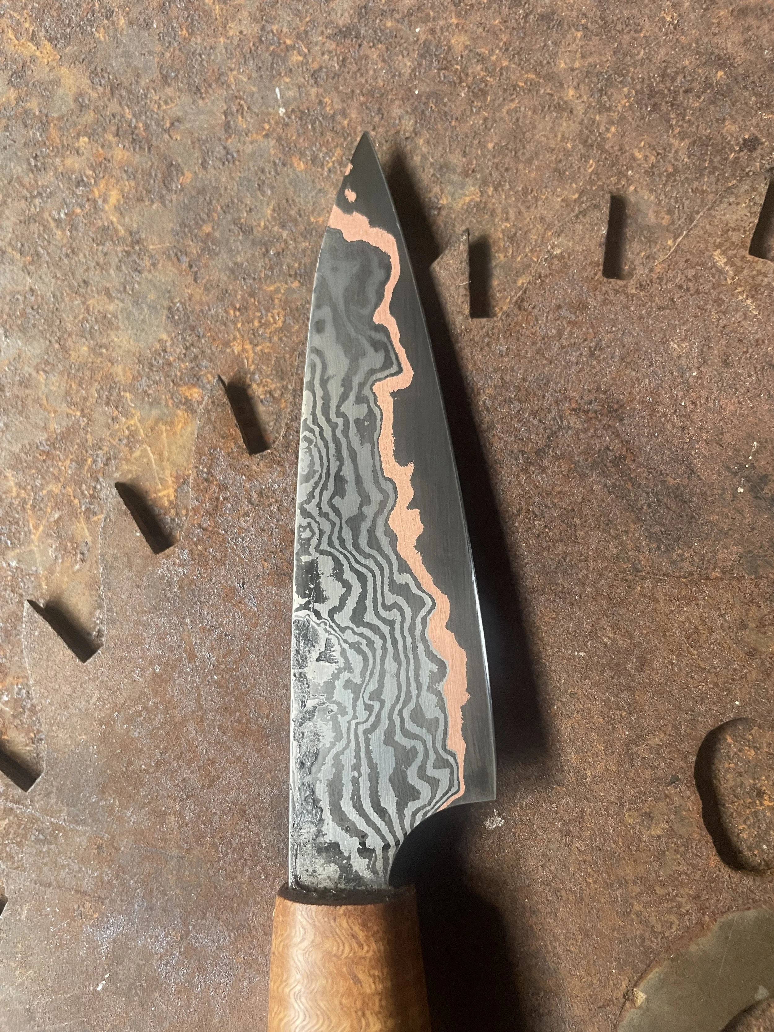 cumai damascus paring knife