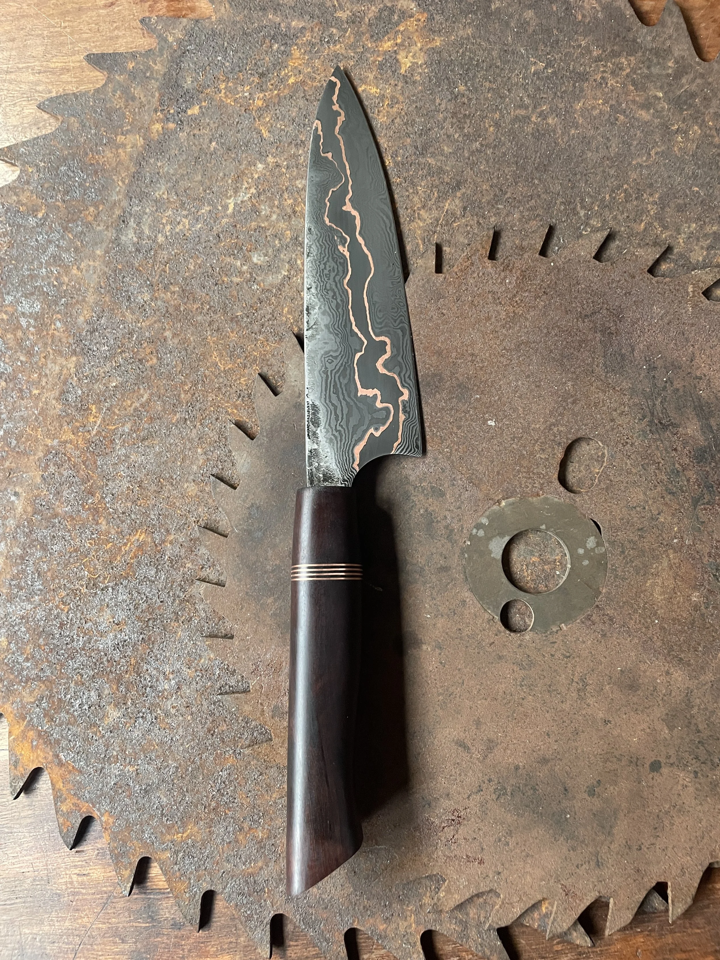 cumai damascus chef Knife