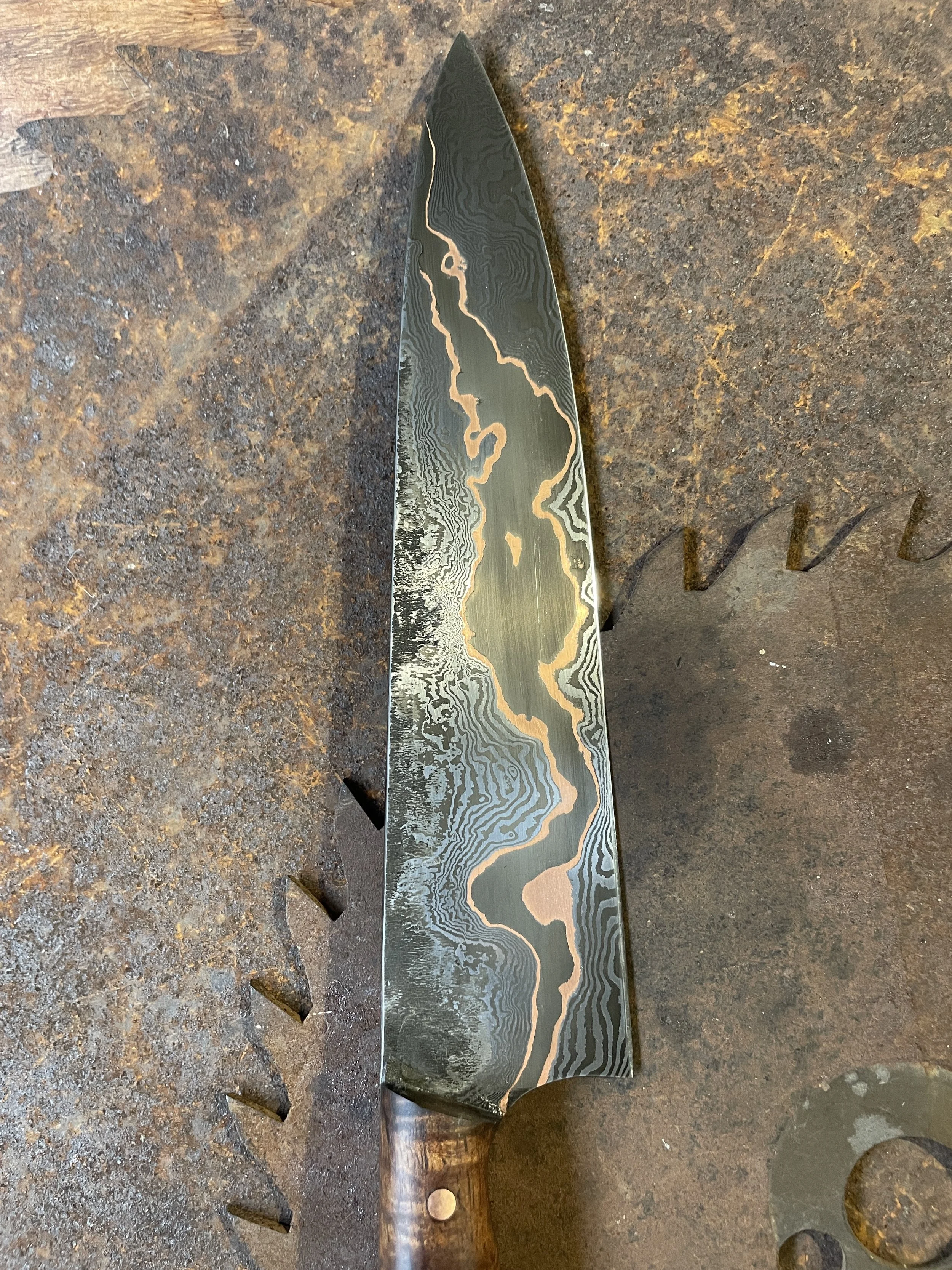 cumai damascus chef Knife