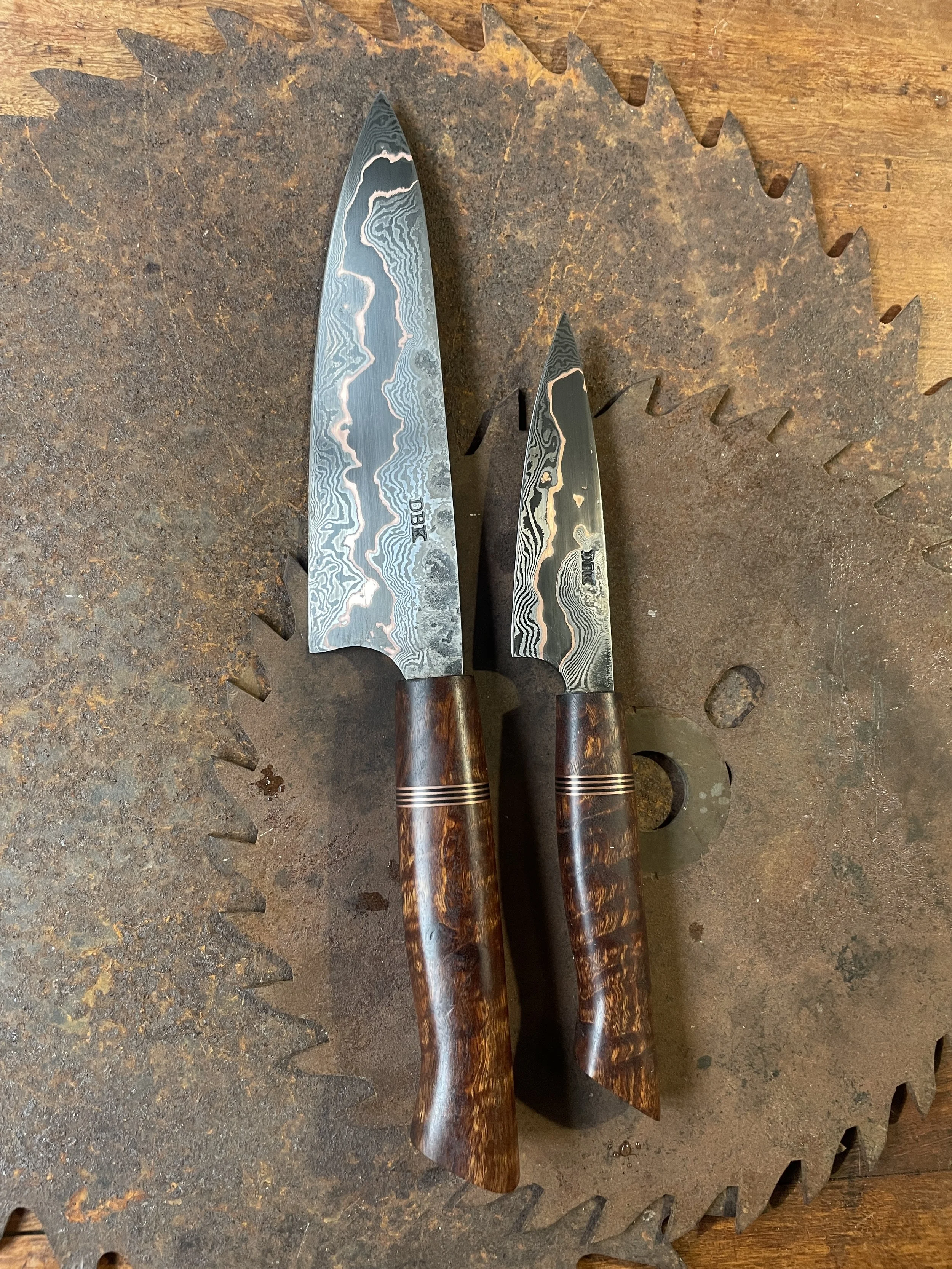cumai damascus chef Knife