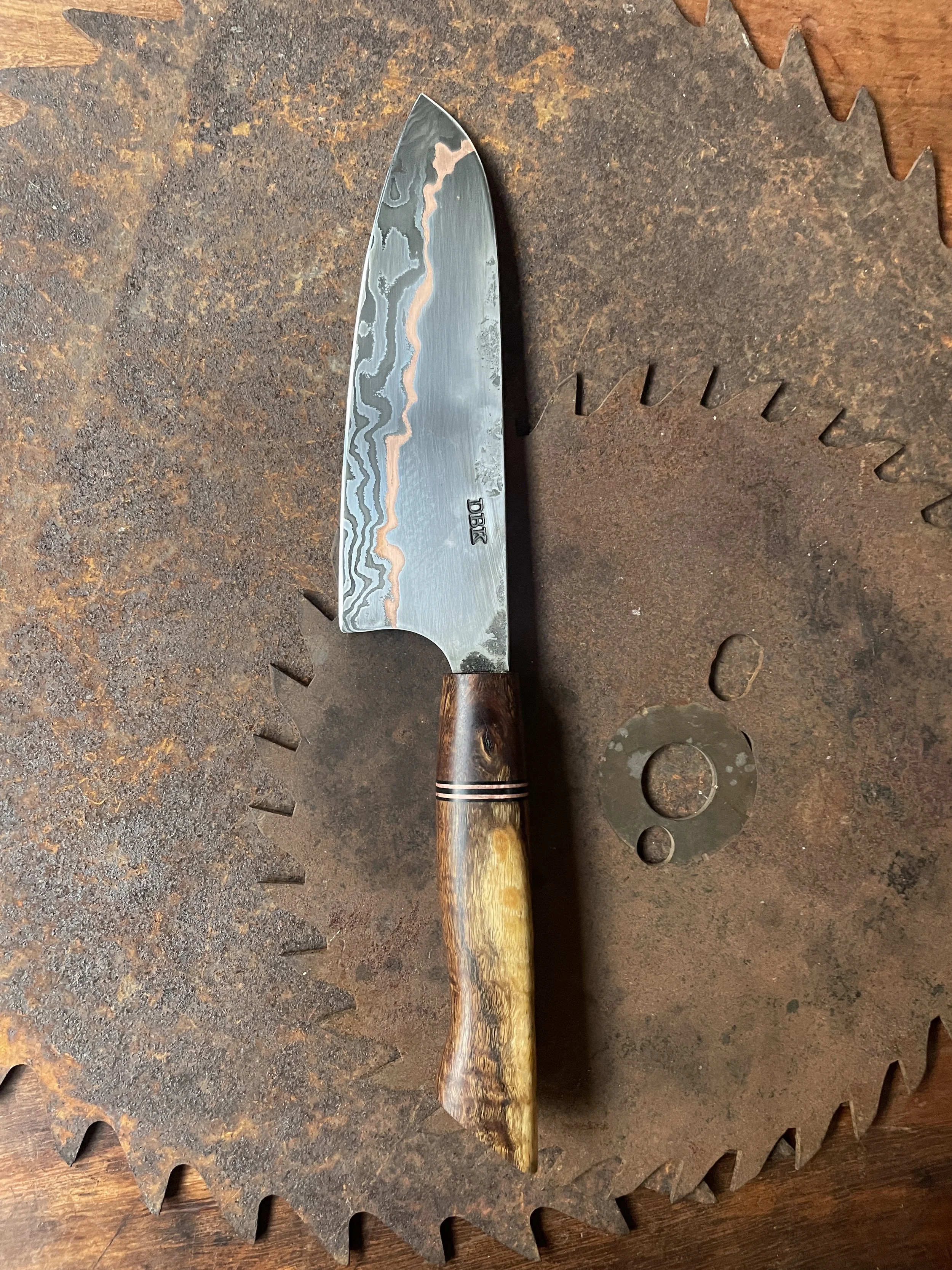 cumai damascus chef Knife