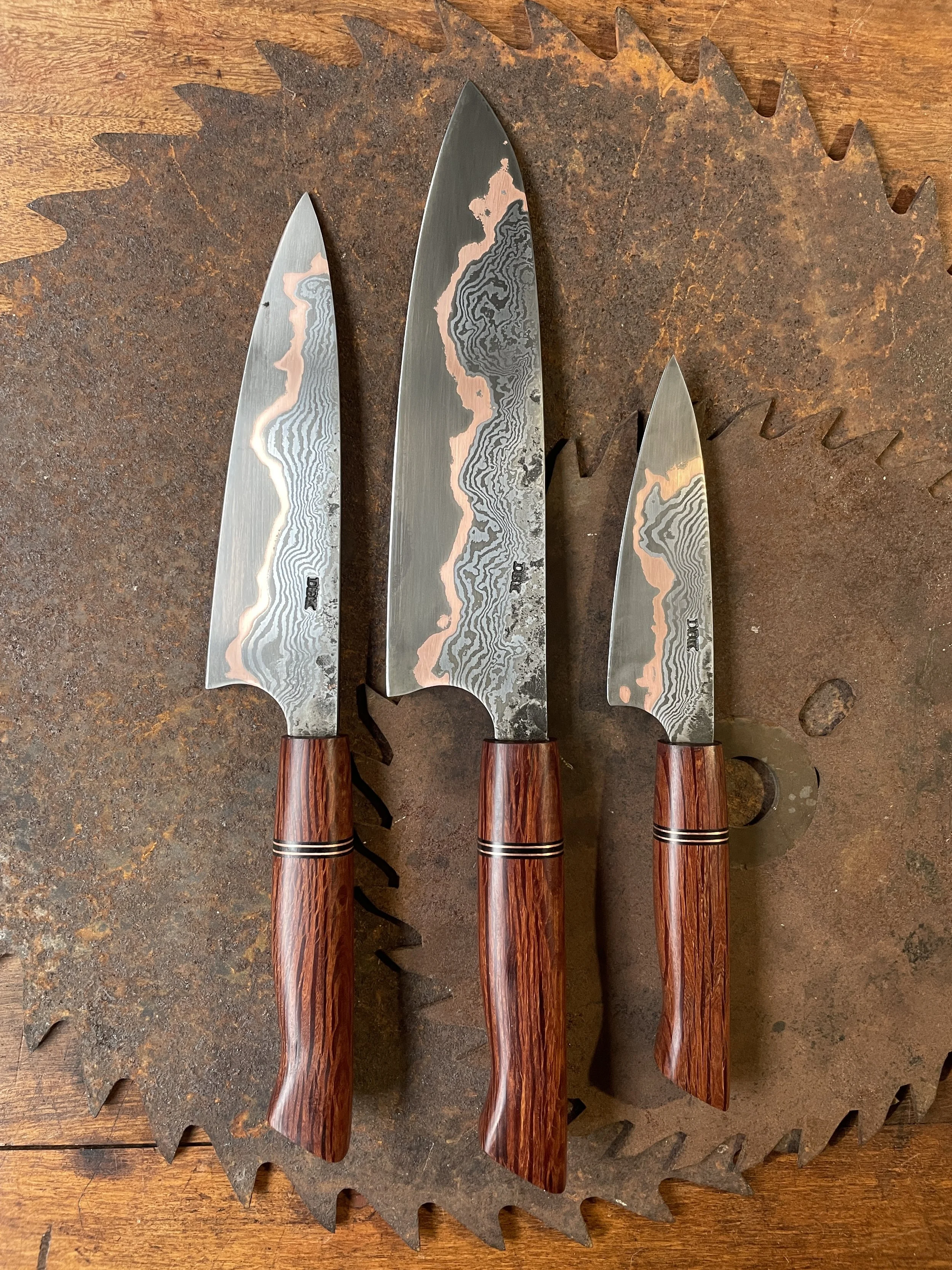 cumai damascus chef Knife