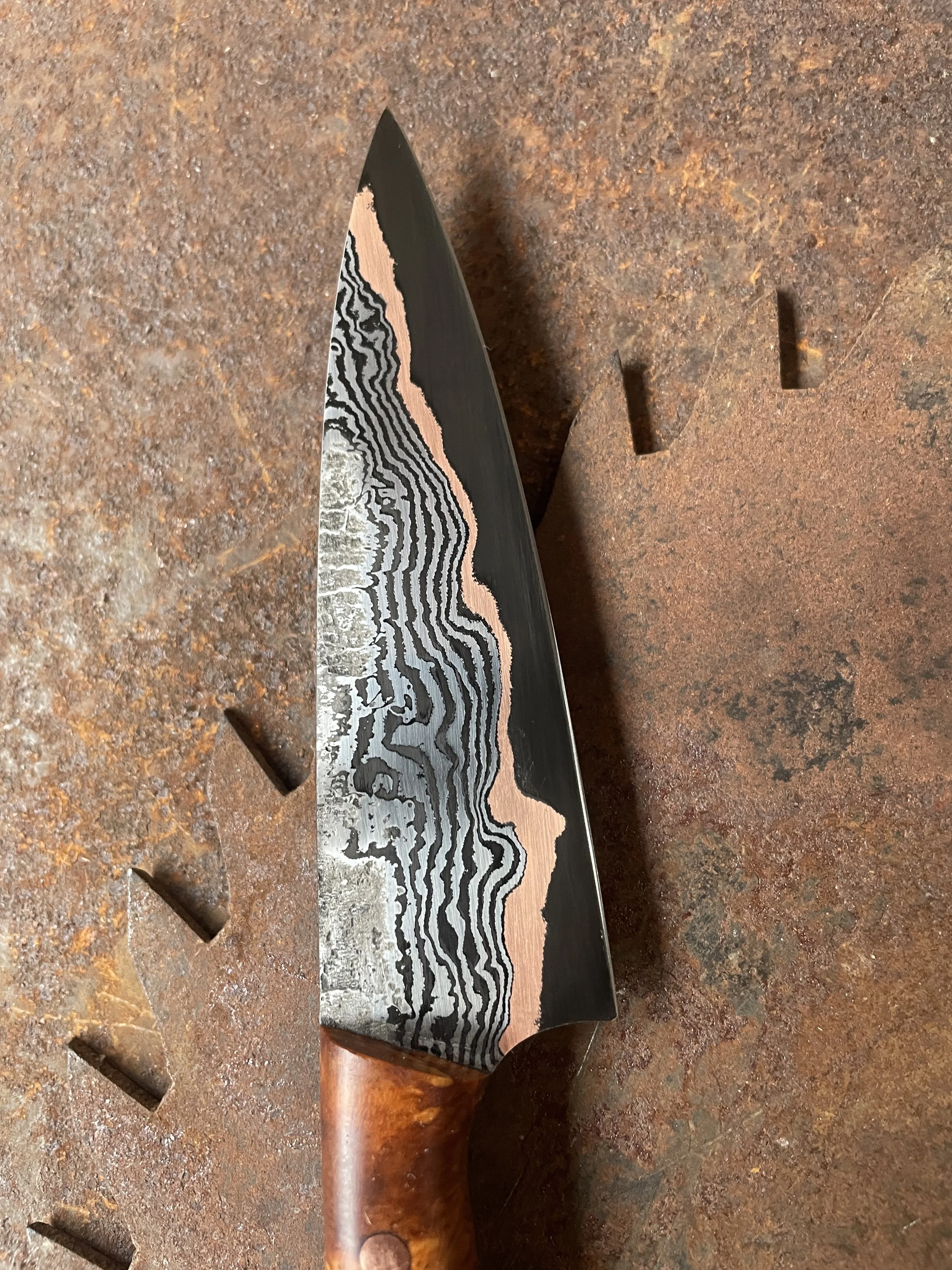 damascus paring knife