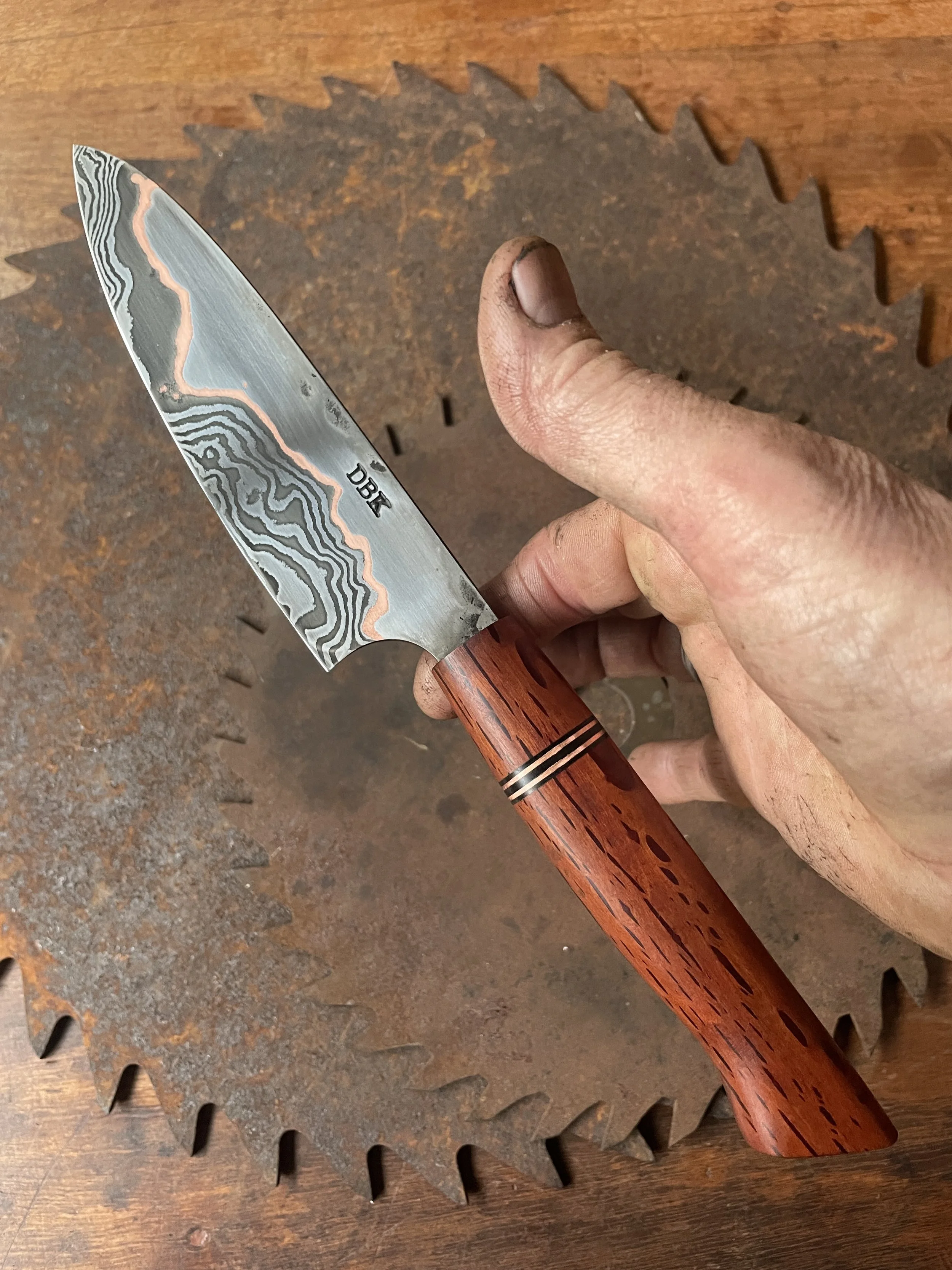 cumai damascus chef Knife