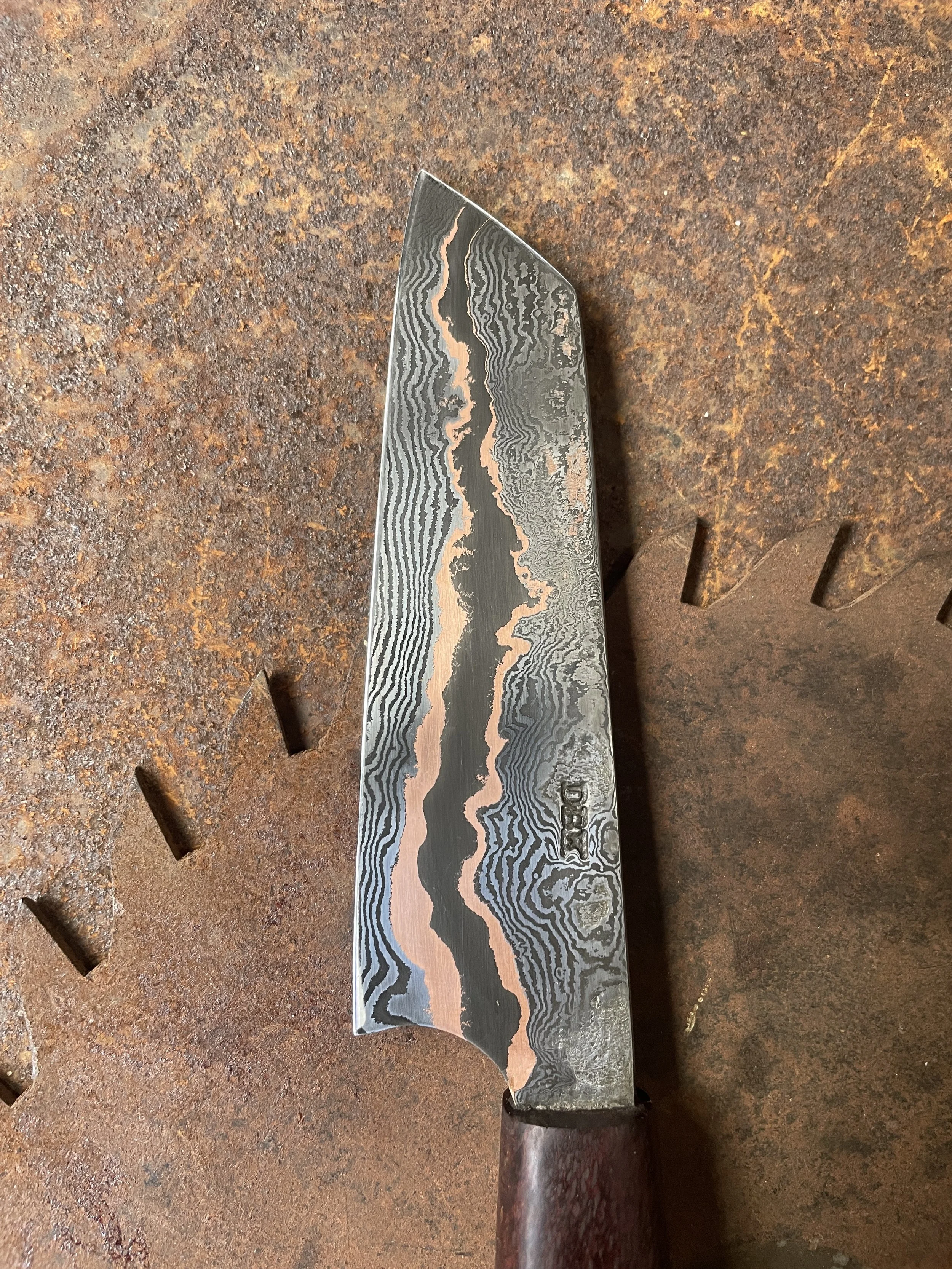 cumai damascus paring knife