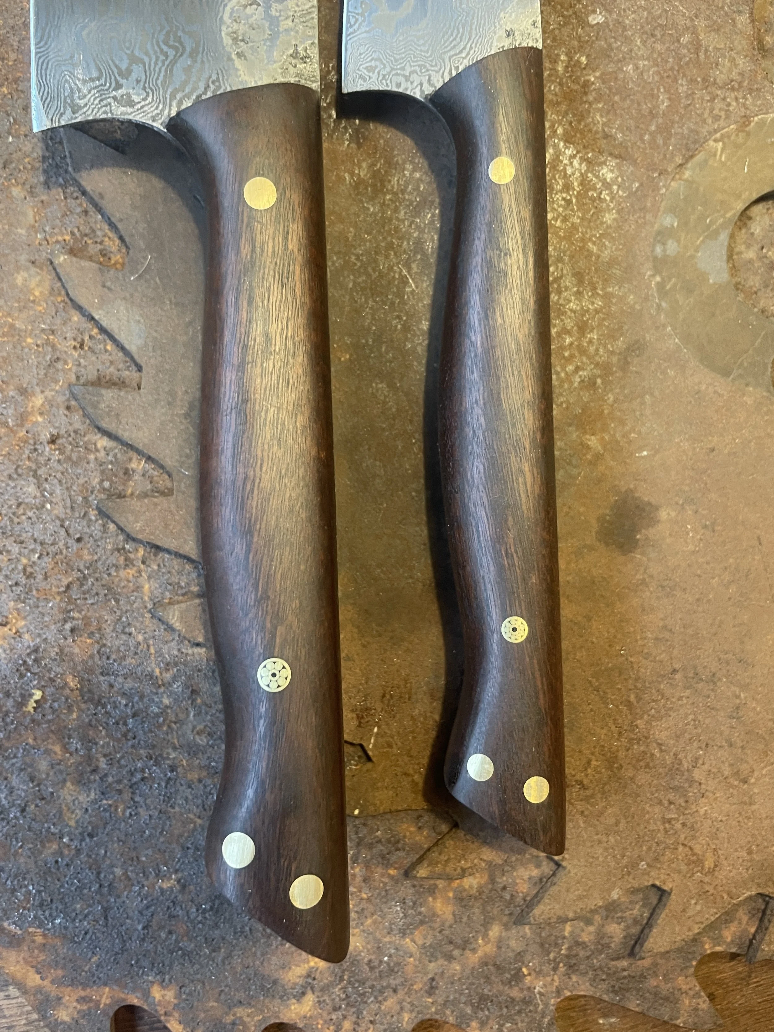 damascus chef knife set