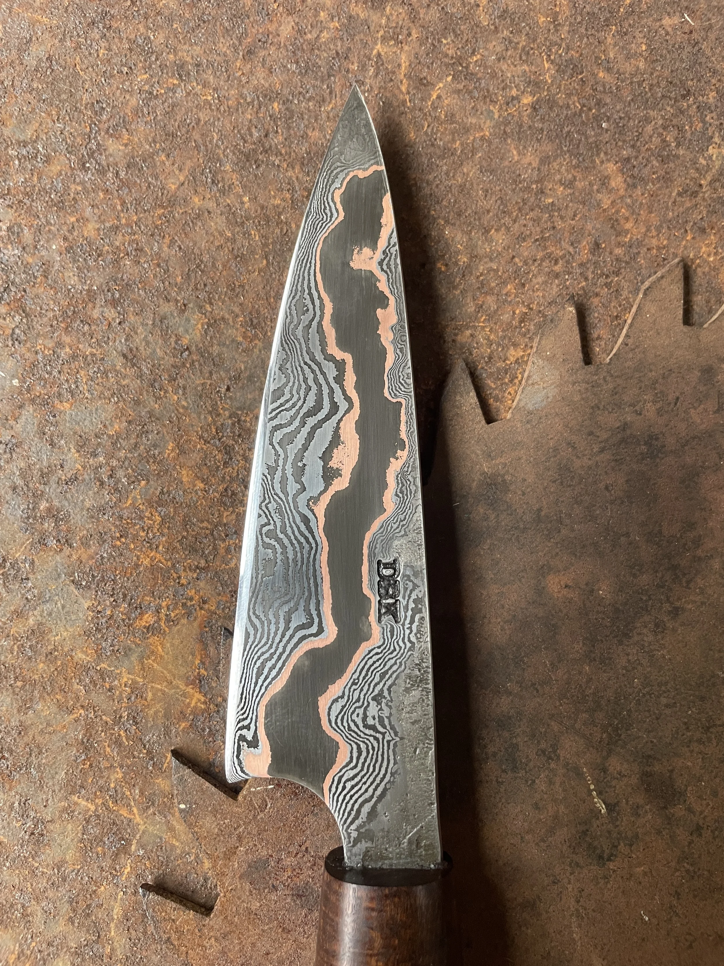 cumai damascus paring knife