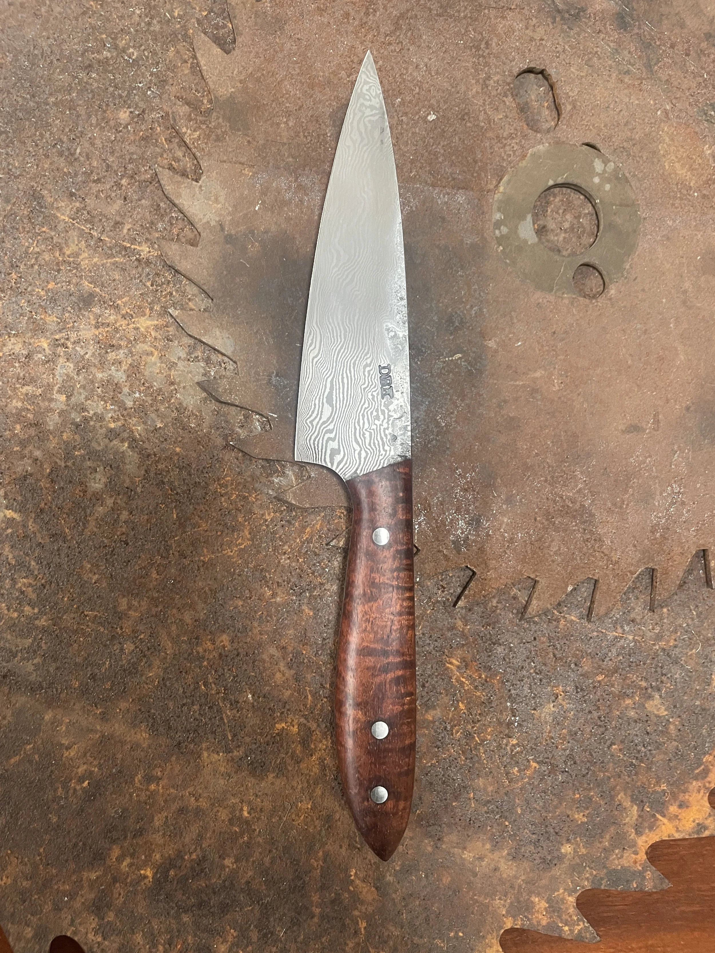 damascus paring knife