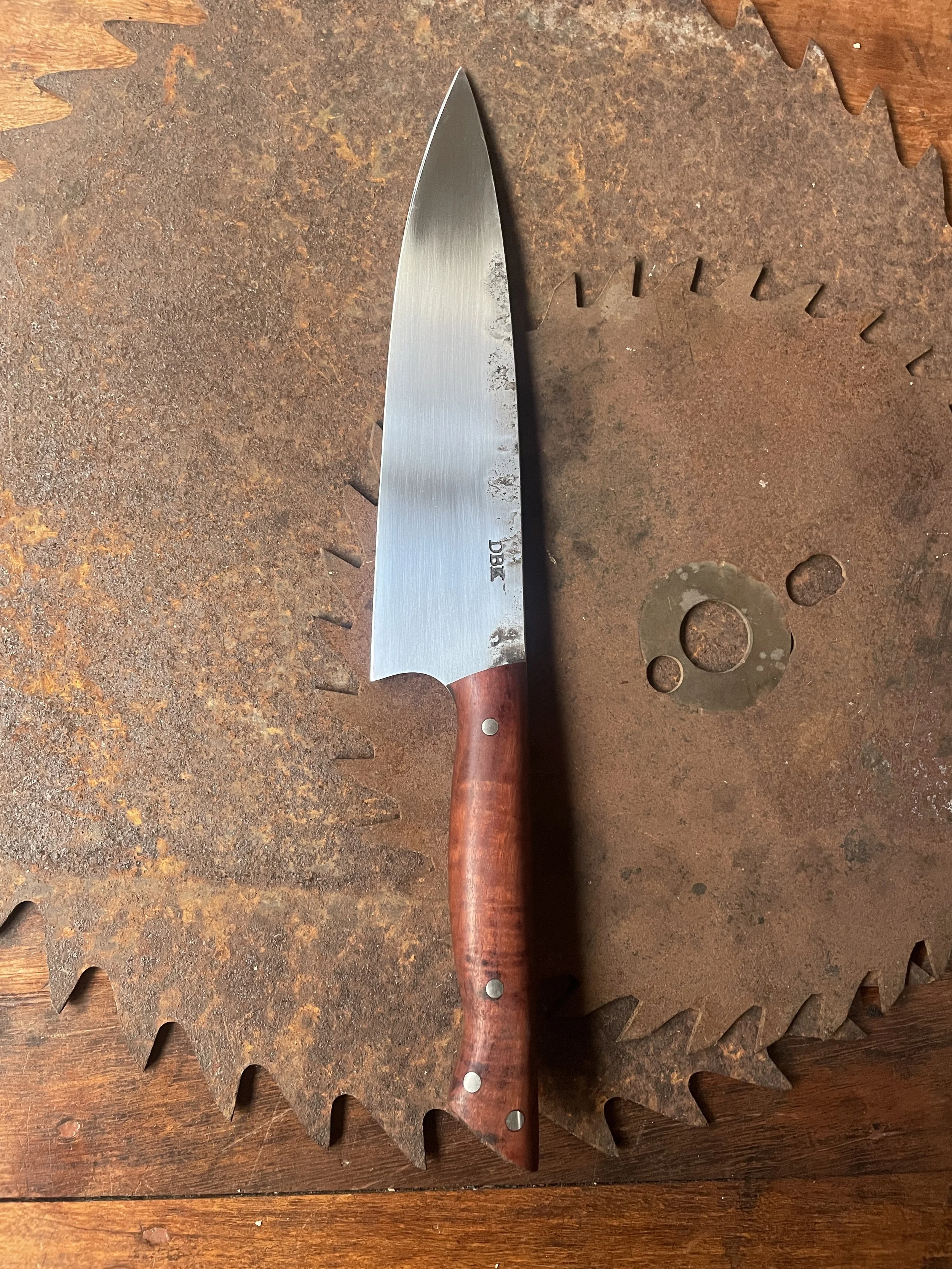 Chef Knife - 21cm - Red Gum Handle