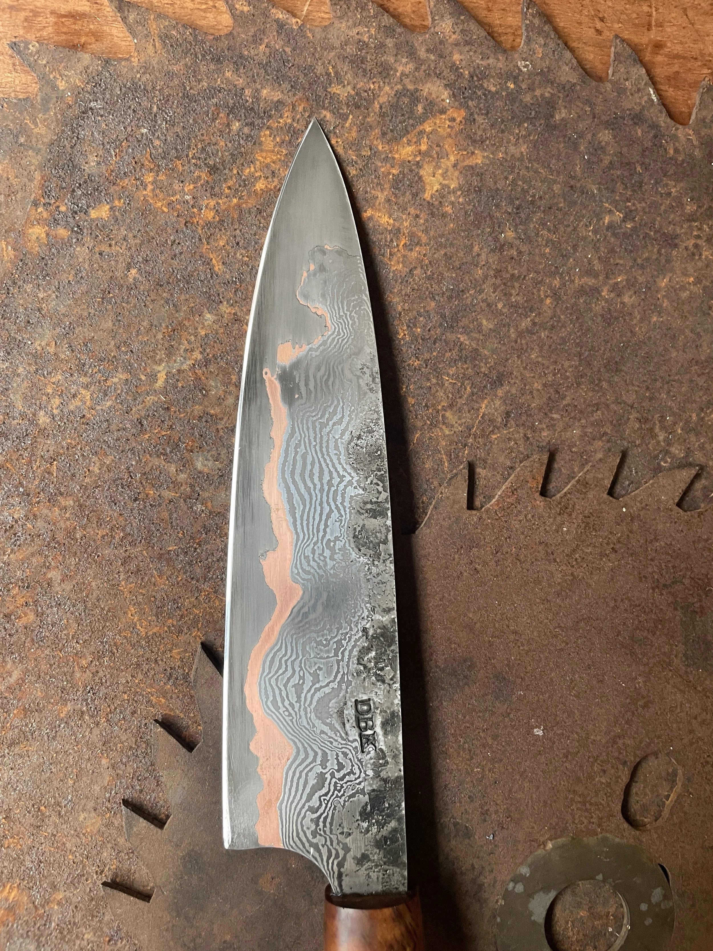 cumai damascus chef Knife